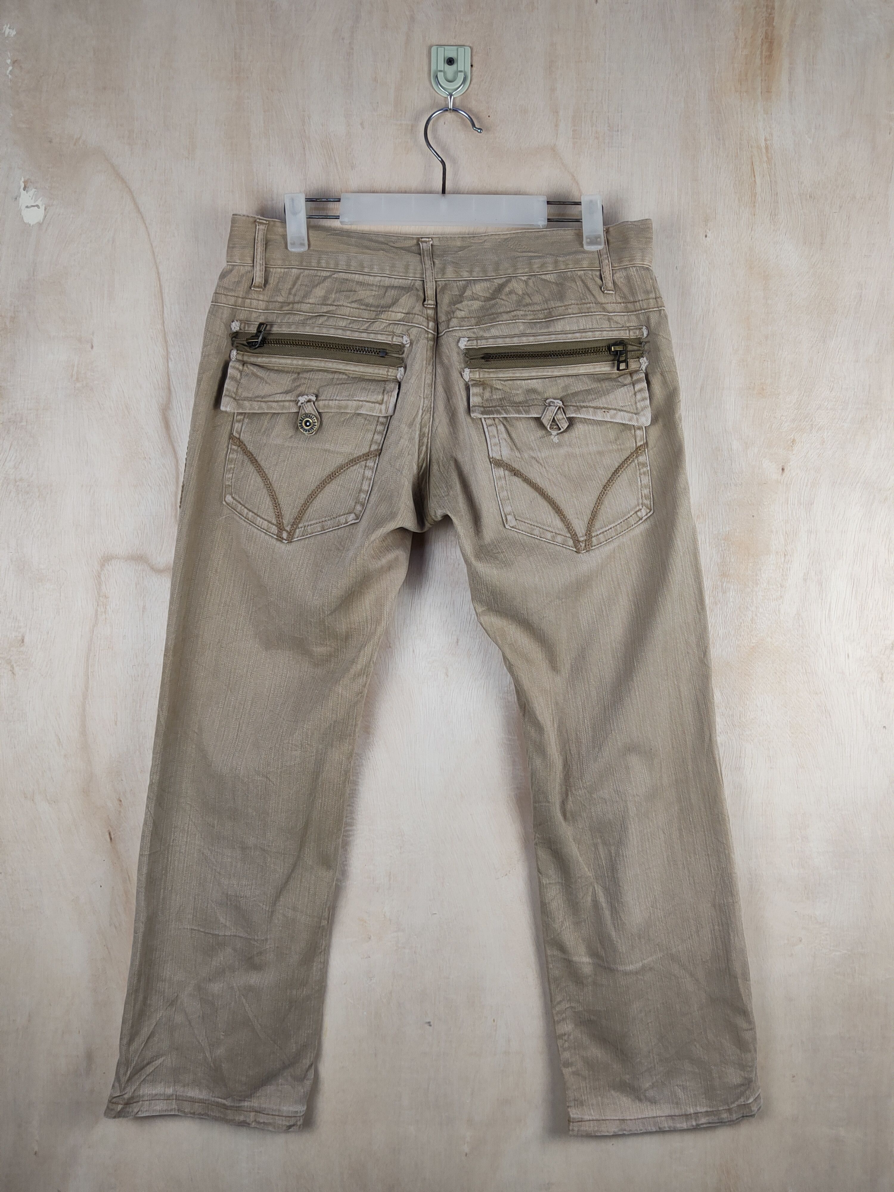 Japanese Brand Japanese Brand Brown Faded Distressed Ripped Jeans #S2437 Size 28" / US 6 / IT 42 - 7 Thumbnail