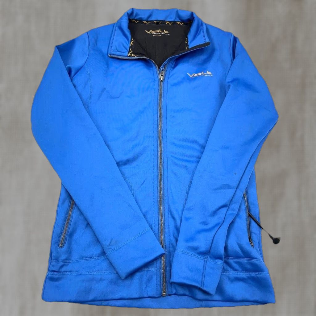 Vintage Volt Jacket Women L Blue Soft Shell Full Zip Windbreaker Regular Size L / US 10 / IT 46 - 1 Thumbnail