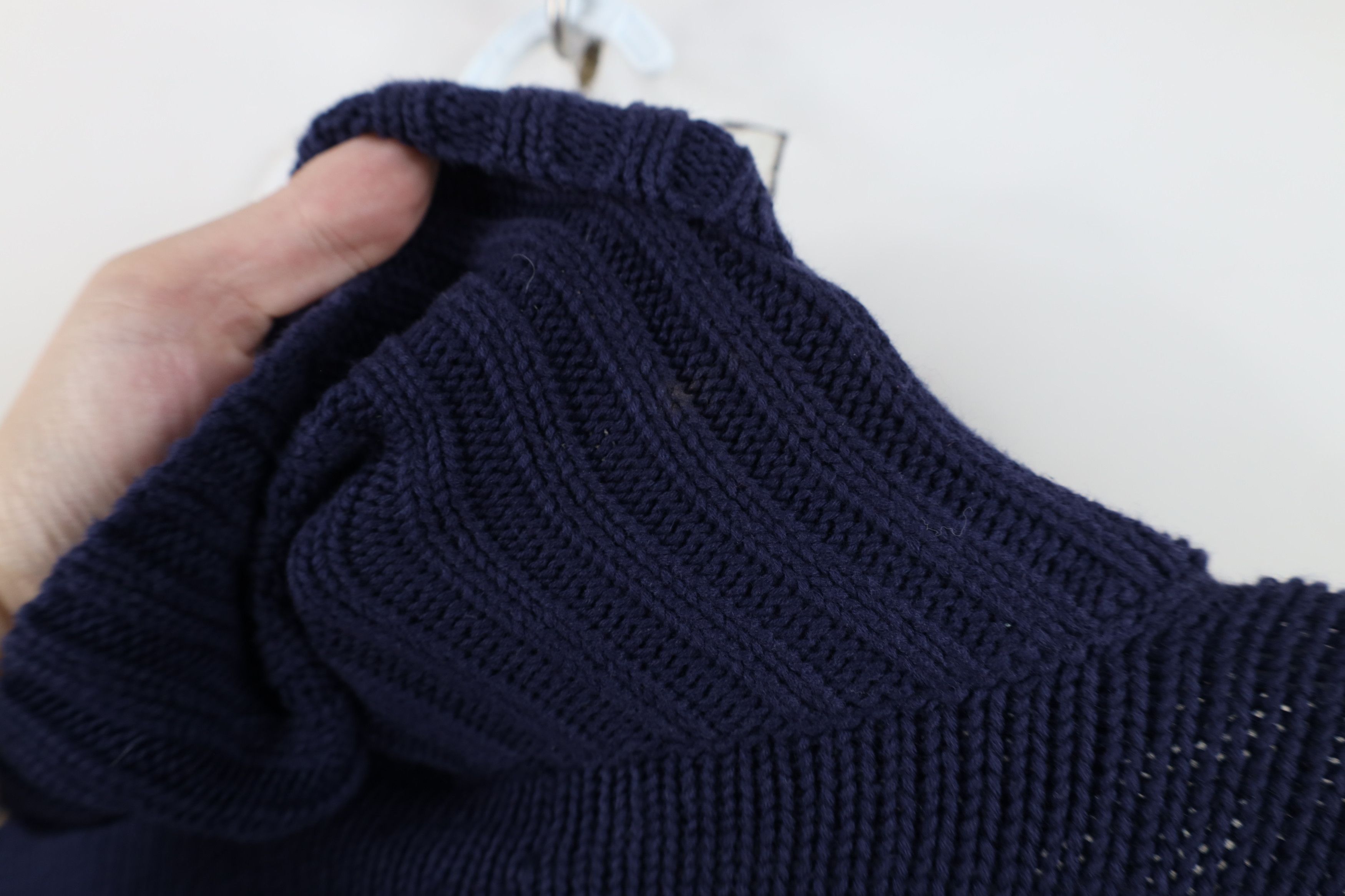 Ralph Lauren Vintage 90s Ralph Lauren Cotton Knit Turtleneck Sweater Size US XL / EU 56 / 4 - 9 Thumbnail