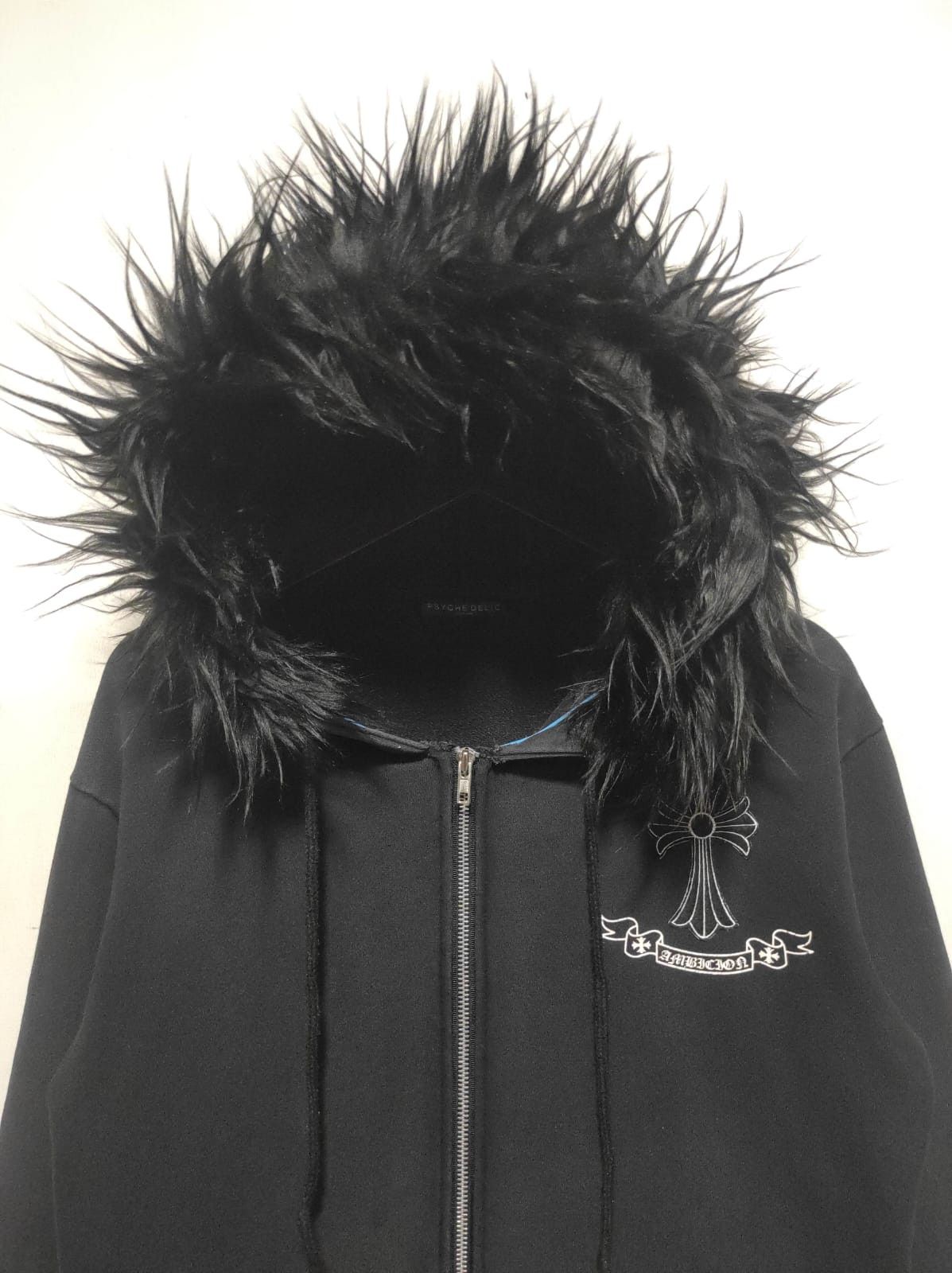 Japanese Brand Psyche Delic Cross zip fur hoodie ifsix LGB style Size US M / EU 48-50 / 2 - 4 Thumbnail