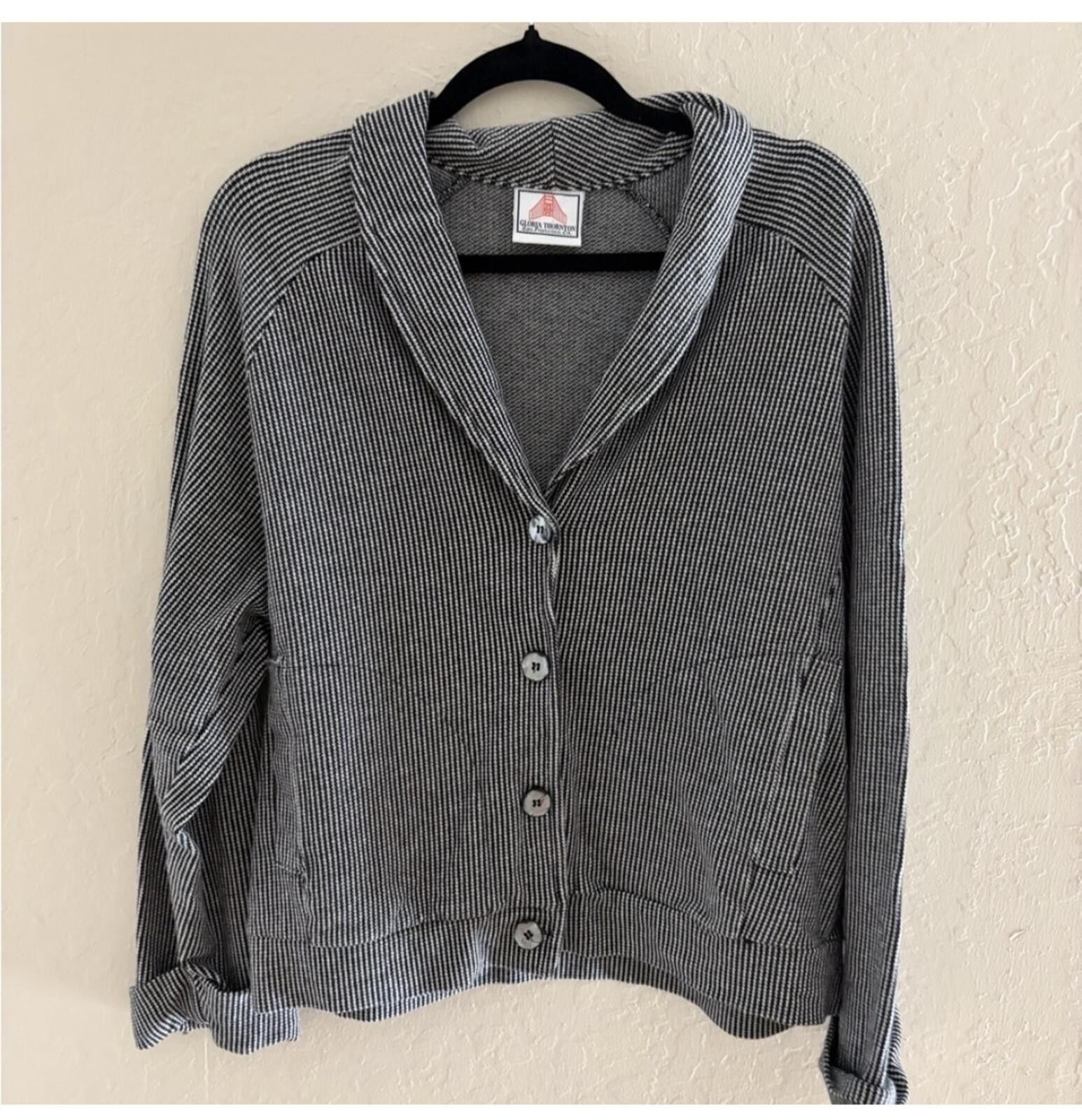 Other Vintage Gloria Thornton cardigan Size M / US 6-8 / IT 42-44 - 1 Thumbnail