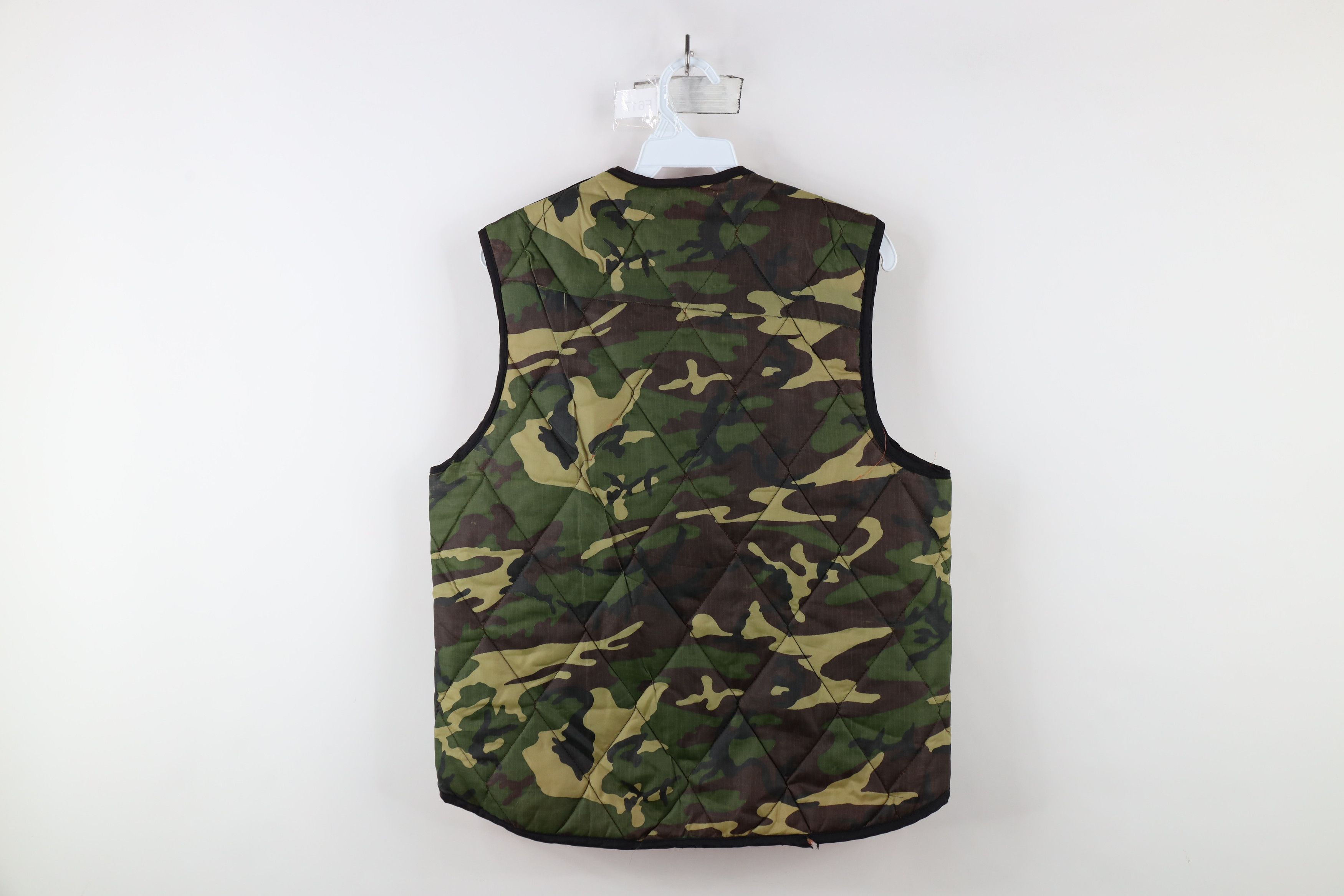 Vintage Vintage 70s Streetwear Reversible Camouflage Vest Jacket Size US M / EU 48-50 / 2 - 7 Thumbnail