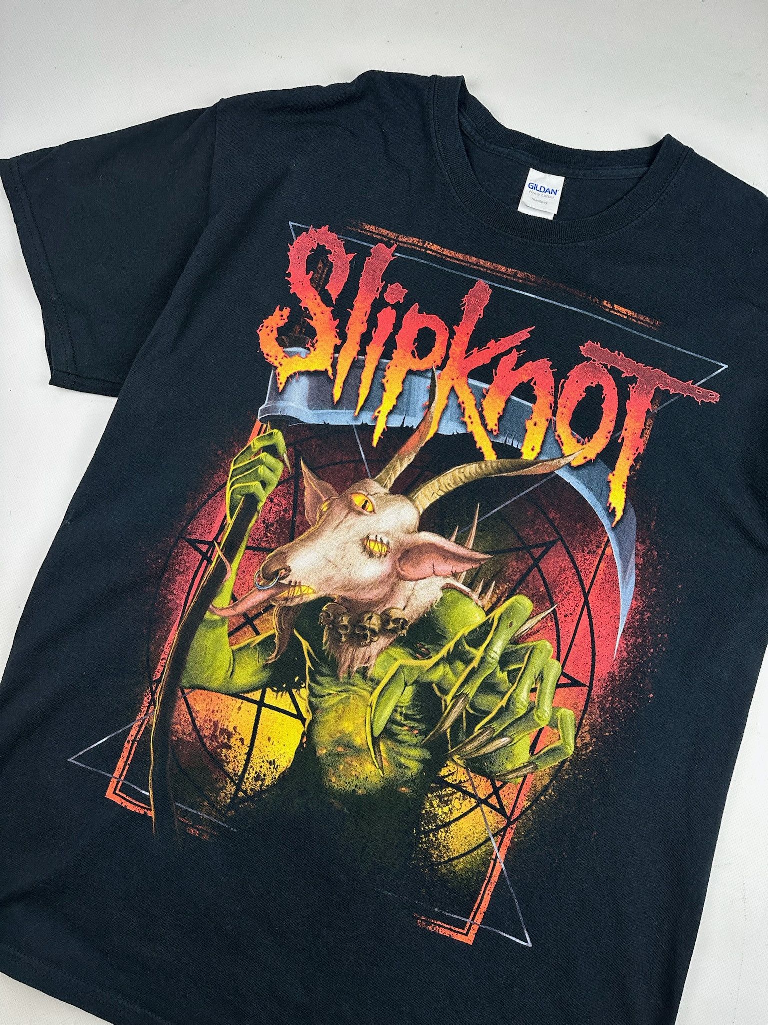 Band Tees Vintage 2000s Slipknot Rotting Goat Skeletons Band Tee Fruit Size US L / EU 52-54 / 3 - 7 Thumbnail