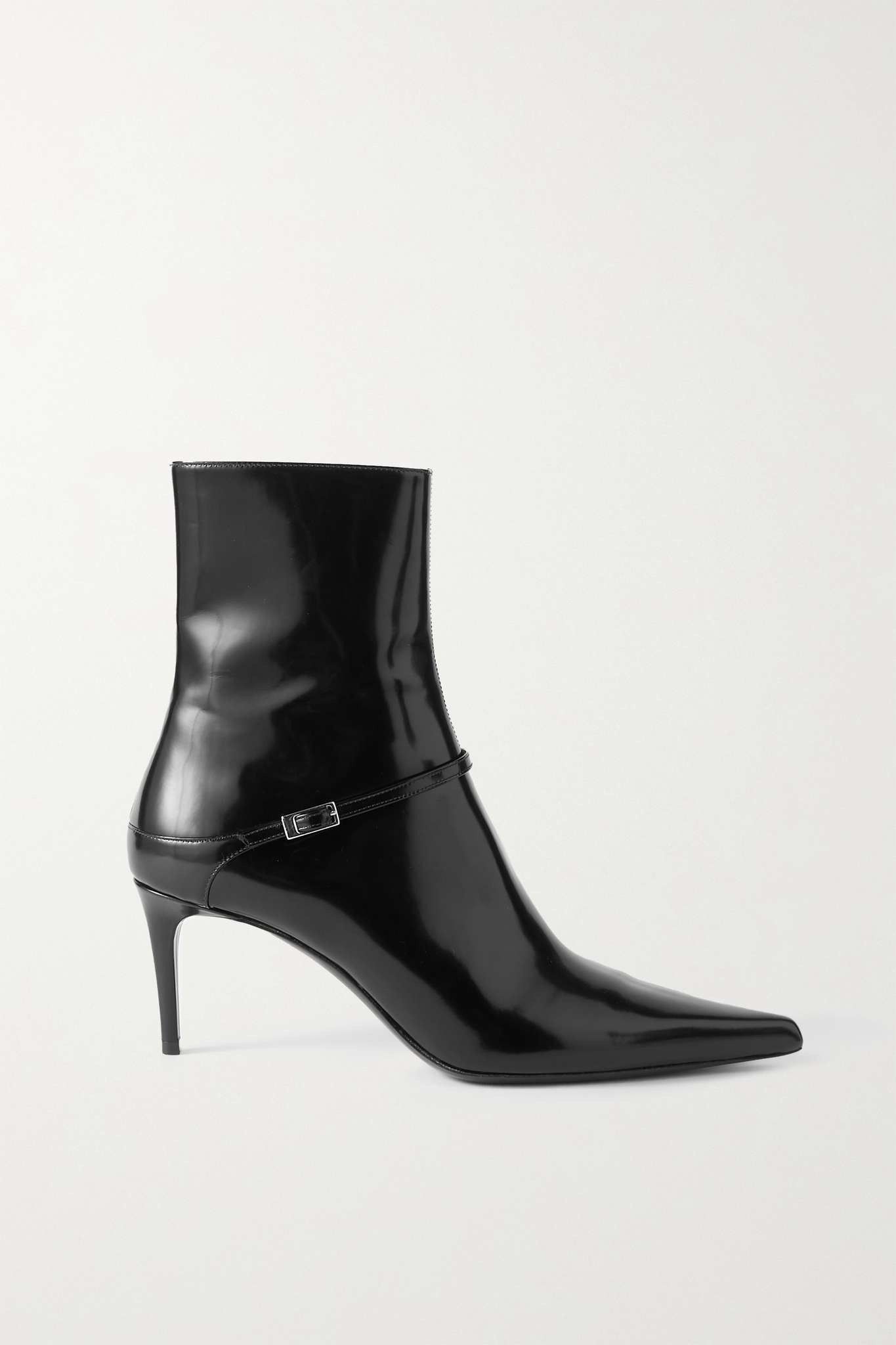 Saint Laurent Paris VENDOME booties in glazed leather Size US 6 / IT 36 - 1 Thumbnail