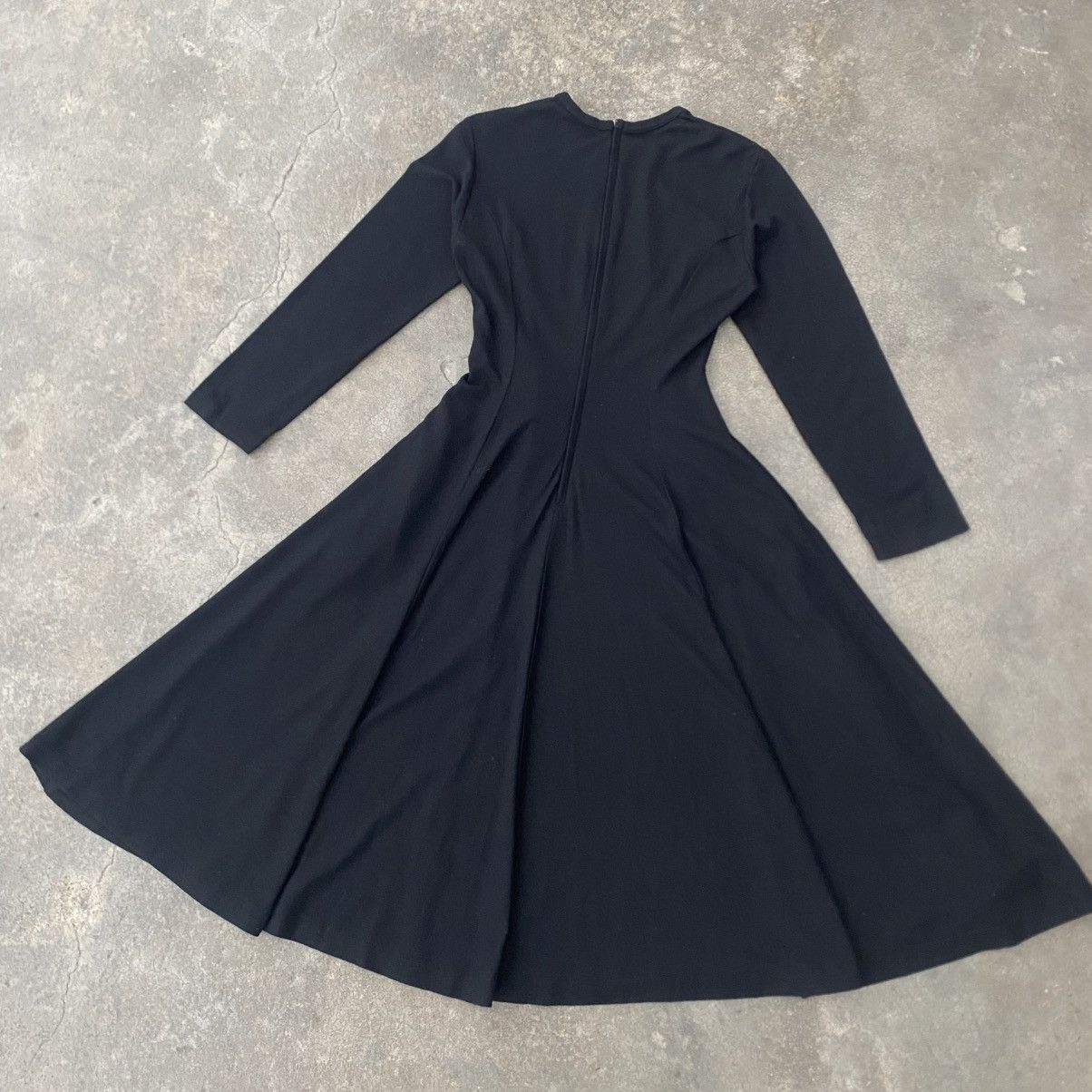 Comme des Garcons ‼️LAST DROP‼️CDG Tricot AD1988 Black Light Wool Flare Dress Size ONE SIZE - 3 Thumbnail