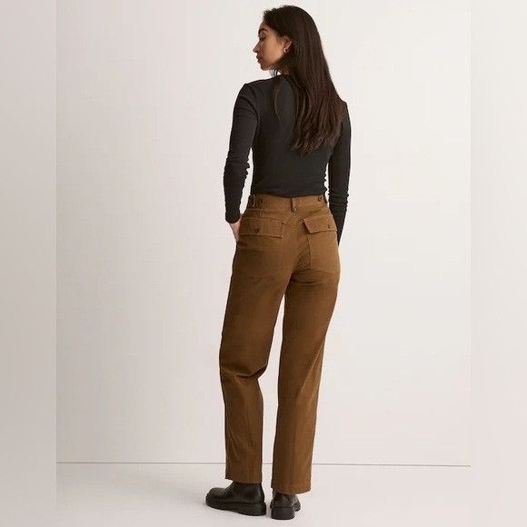 Madewell Madewell The Perfect Vintage Wide-Leg Pant: Utility Edition- Size 26" / US 2 / IT 38 - 2 Thumbnail