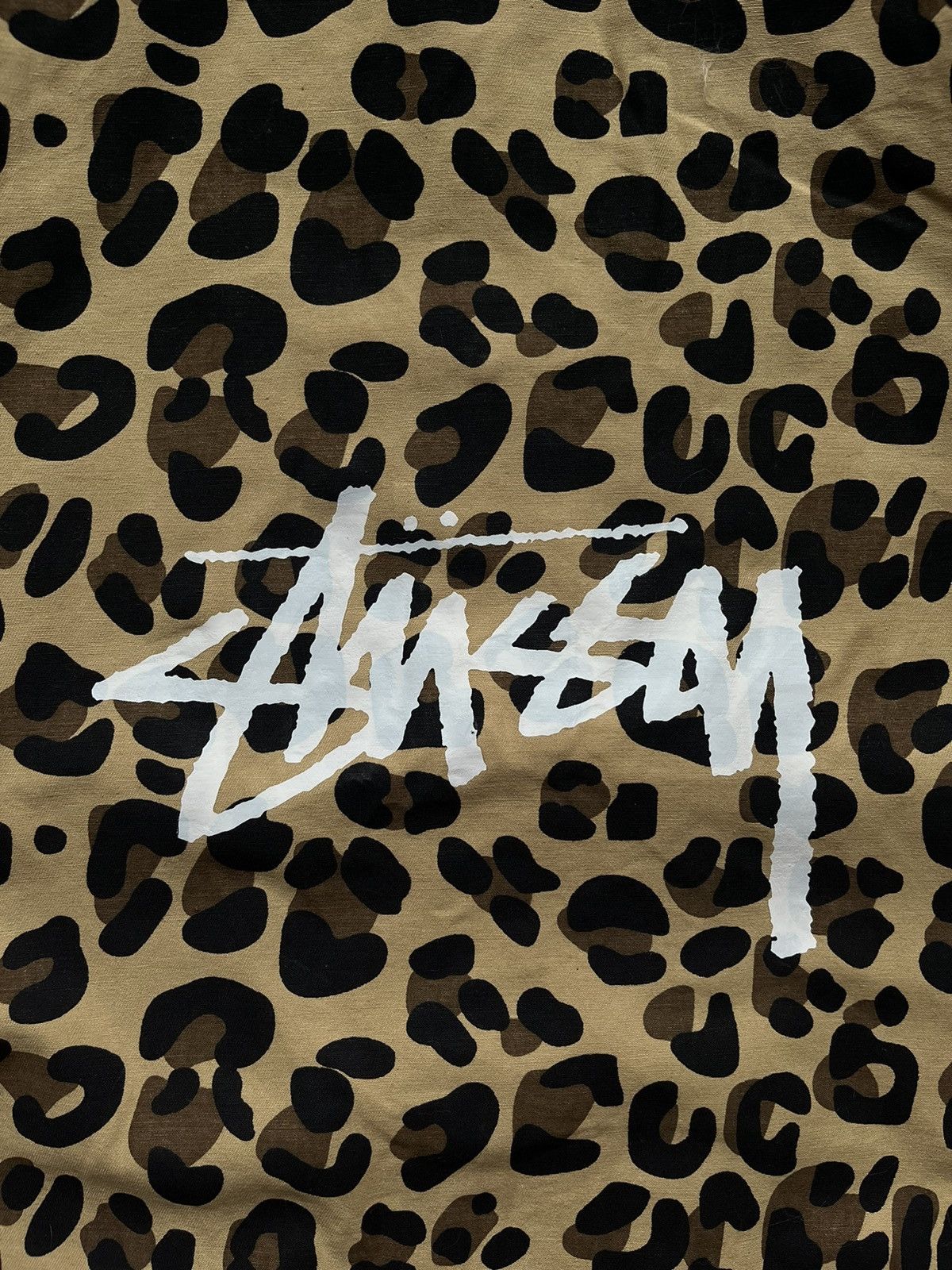 Stussy × Vintage Stussy Big Logo Rare Cheetah Leopard Camo Work Jacket Coach Size US M / EU 48-50 / 2 - 11 Thumbnail