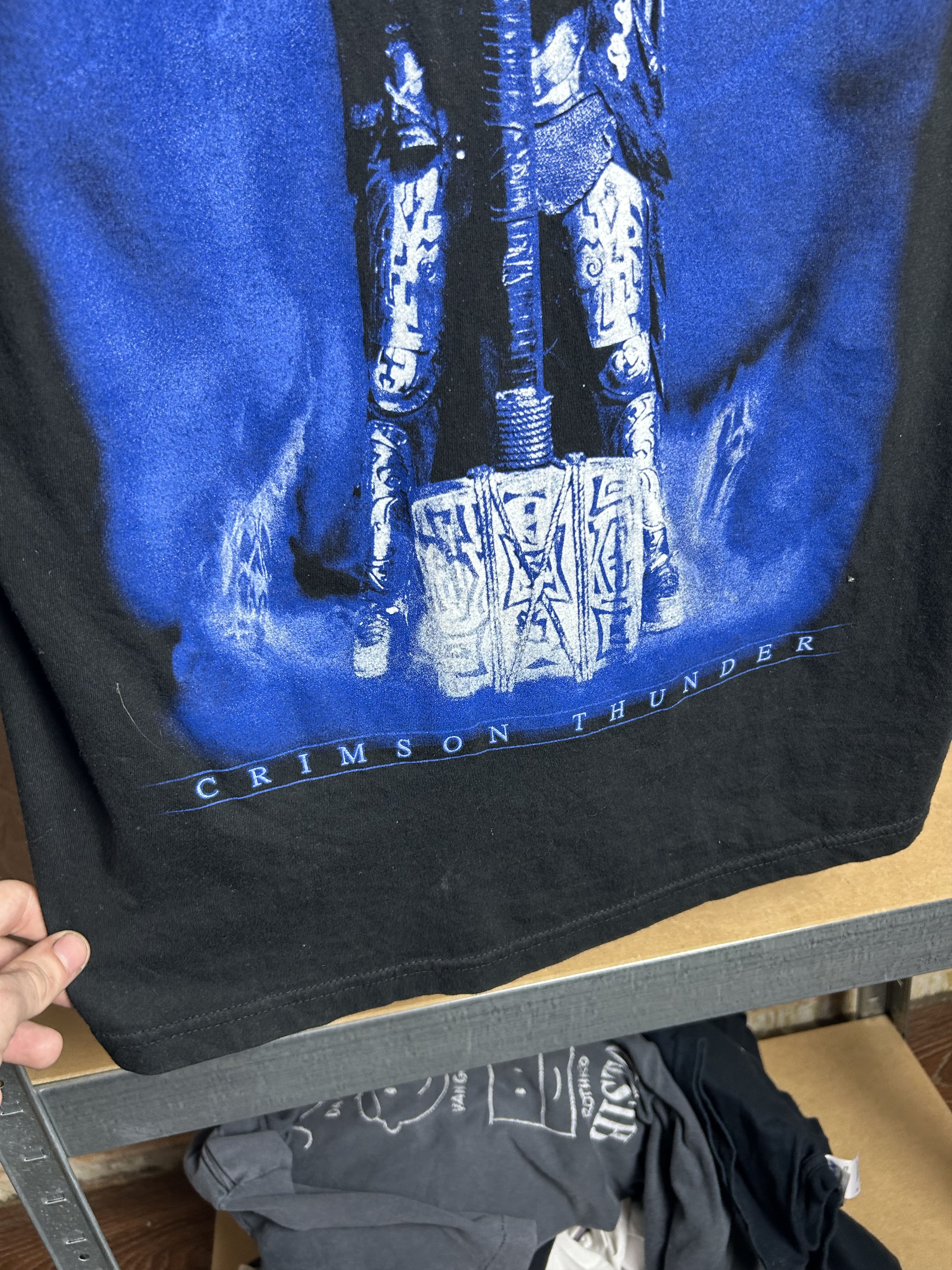 Band Tees Vintage 90s Hammerfall Rock Band T-shirt Size US L / EU 52-54 / 3 - 14 Thumbnail