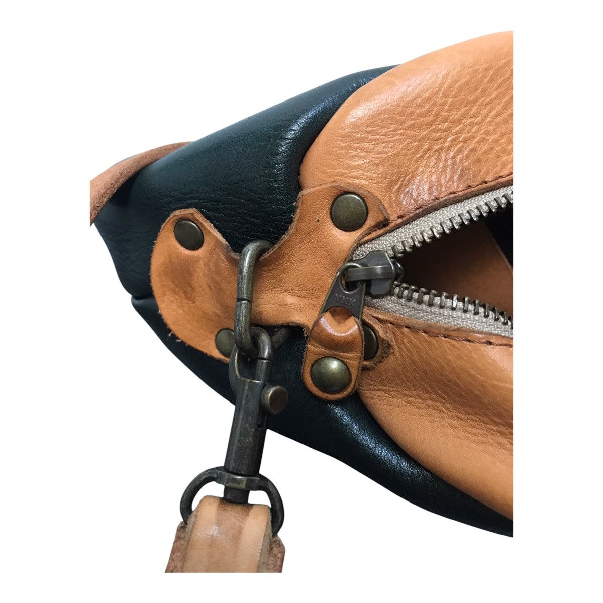 Leather × Vintage Vintage Leather Bag Size ONE SIZE - 8 Thumbnail