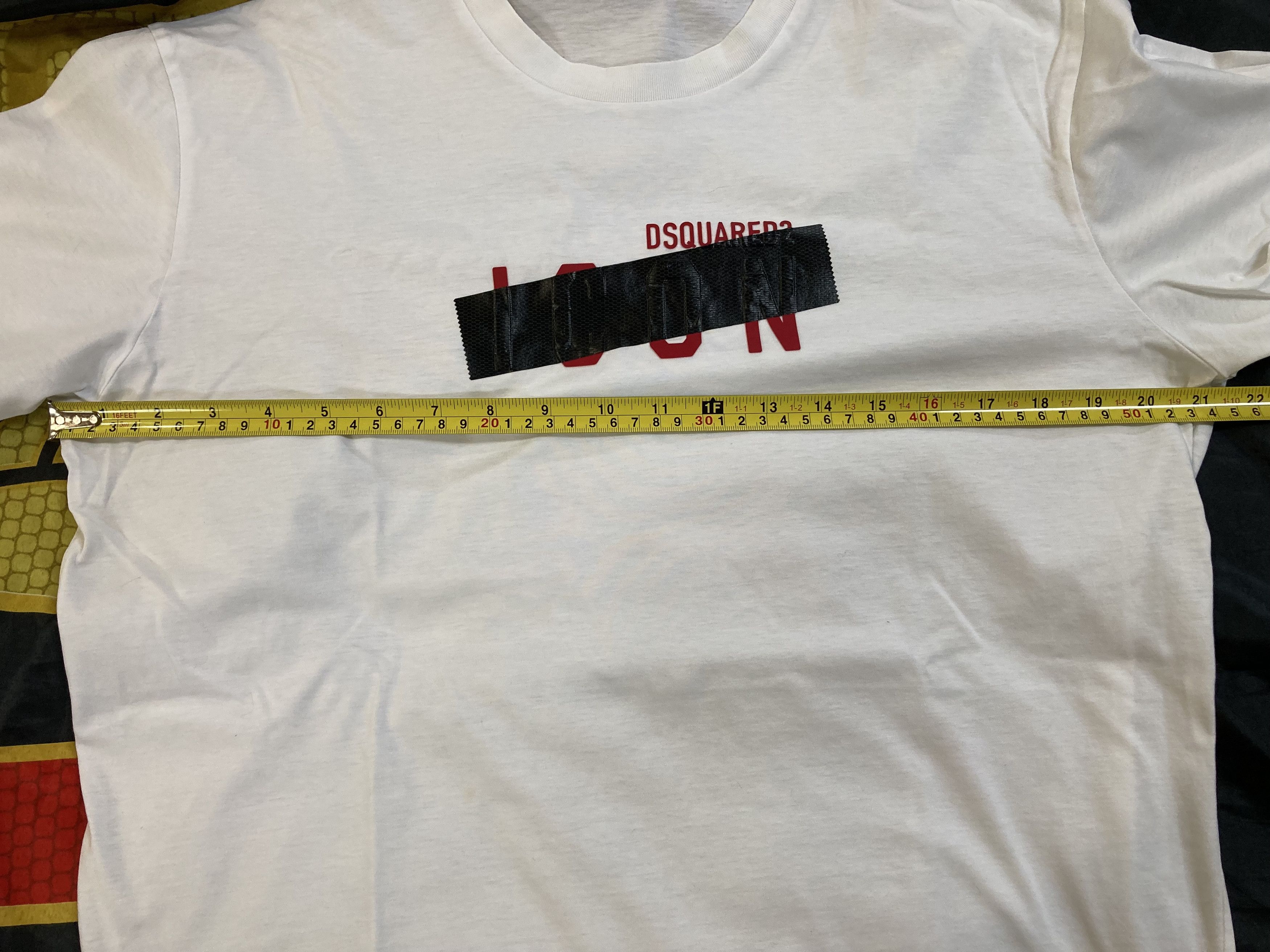 Dsquared2 DSQUARED2 Tape detail Icon T-shirt White Size US L / EU 52-54 / 3 - 7 Thumbnail
