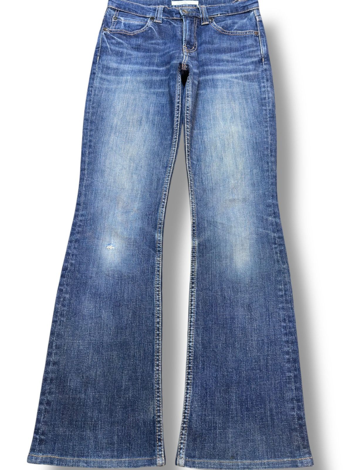 Adolfo Dominguez Vintage DMG Flare Bootcut Denim Size US 28 / EU 44 - 1 Thumbnail