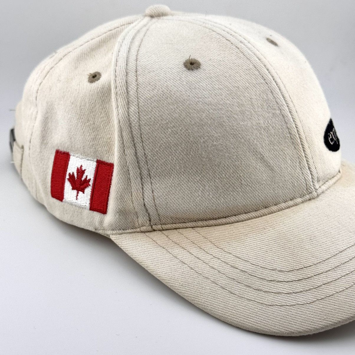 Vintage Vtg Volvo Explore Canada Promo Distressed Strapback Hat Size ONE SIZE - 4 Thumbnail