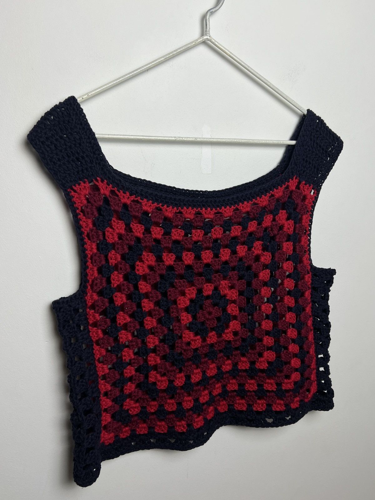 Seditionaries 1/1 handmade crochet kapital vibe sweater Size US S / EU 44-46 / 1 - 5 Thumbnail