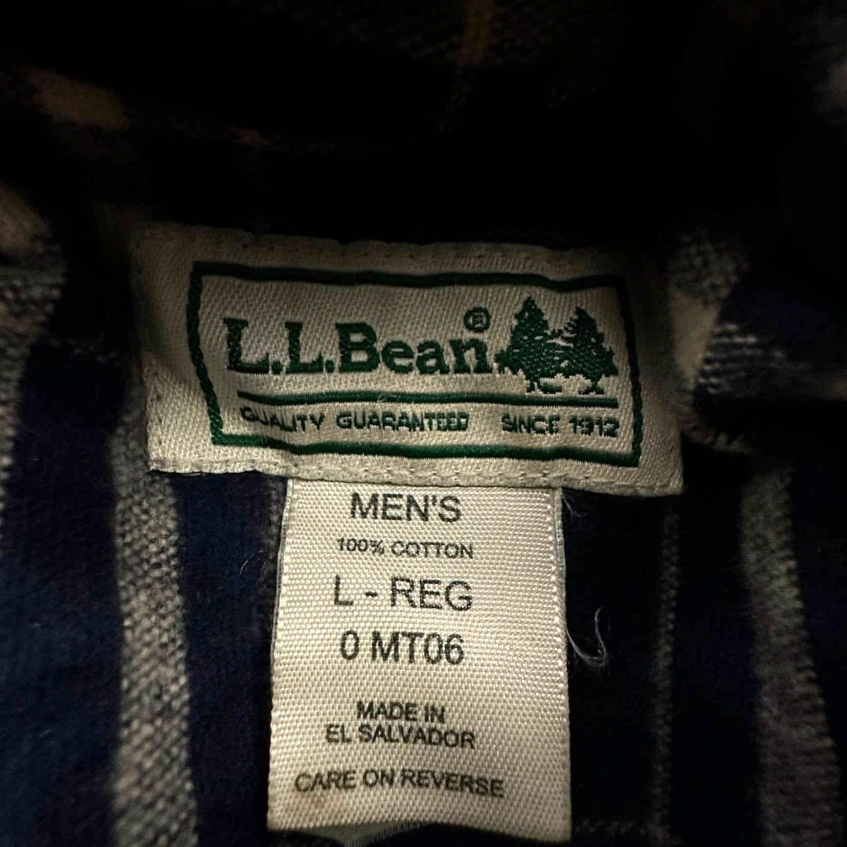 Vintage L.L.Bean MT06 Blue Plaid Pocket Button Up Flannel Shirt Mens Large Long Sleeve Size US L / EU 52-54 / 3 - 3 Thumbnail