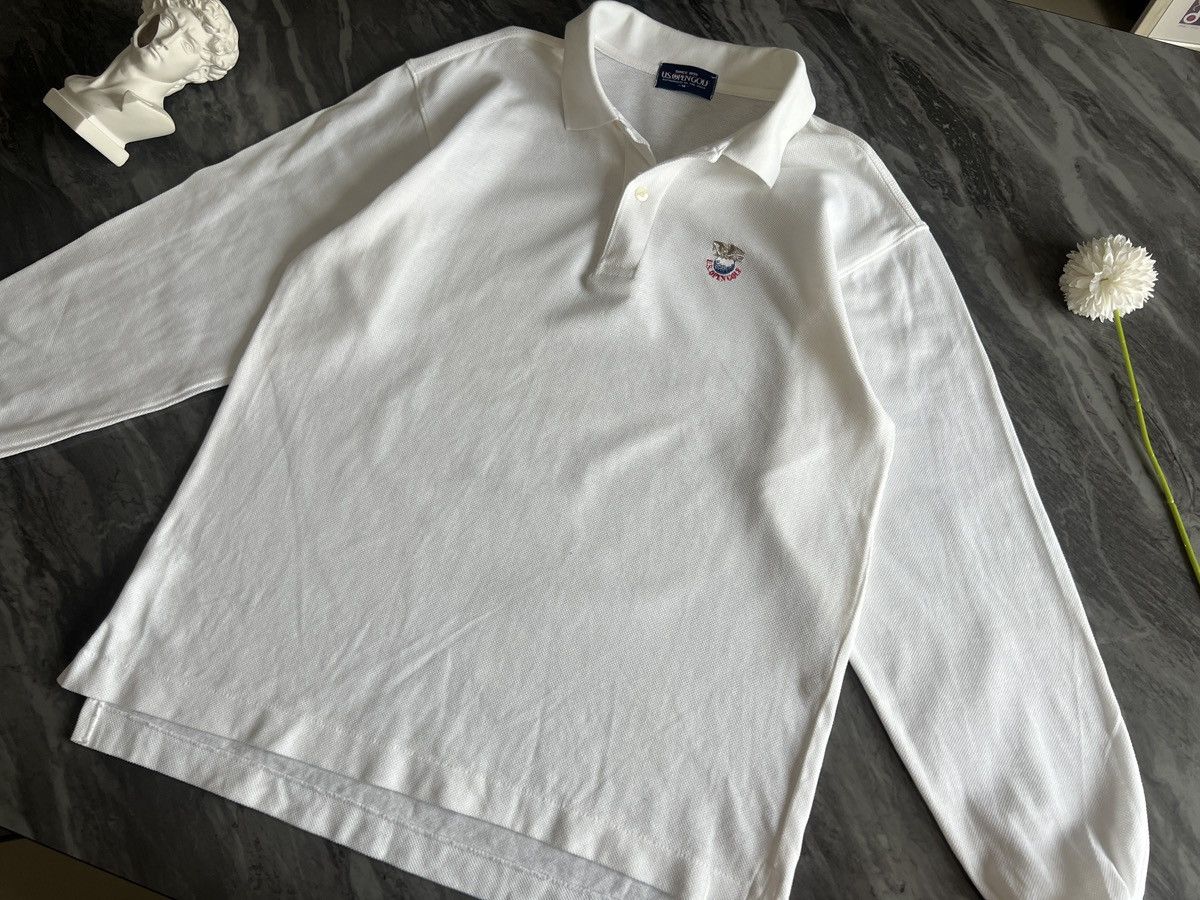 U.S. Polo Assn. US Open Golf : USGA Polo Long Sleeve Shirt Size US M / EU 48-50 / 2 - 1 Thumbnail