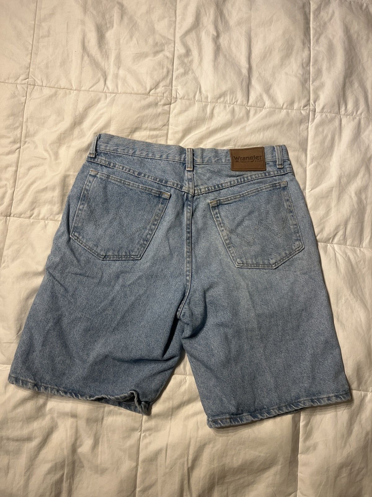 Vintage × Wrangler Denim blue jean jorts vintage thrifted wrangler Size US 33 - 3 Thumbnail