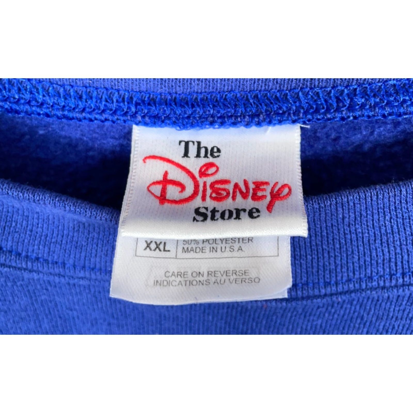 Disney VINTAGE Disney Minnie Mouse Sweatshirt 2XL Adult Blue - 90s Cartoon Graphic Print Pullover Regular Fit Women's Activewear Casual USA Made Size XXL / US 16-18 / IT 52-54 - 4 Thumbnail