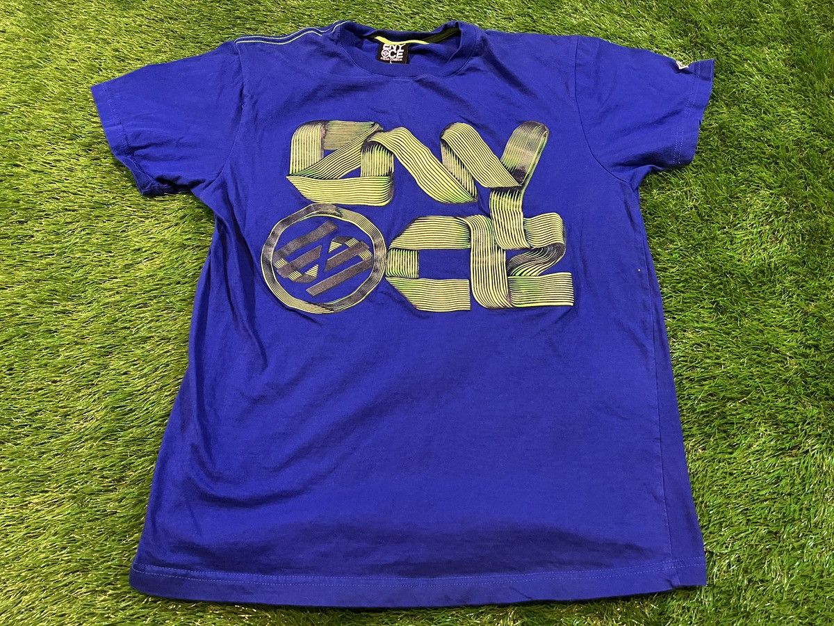 Enyce × Vintage Enyce Spell Out Blue T-shirt Y2K Hip Hop 2000s Sean Combs Size US L / EU 52-54 / 3 - 1 Thumbnail