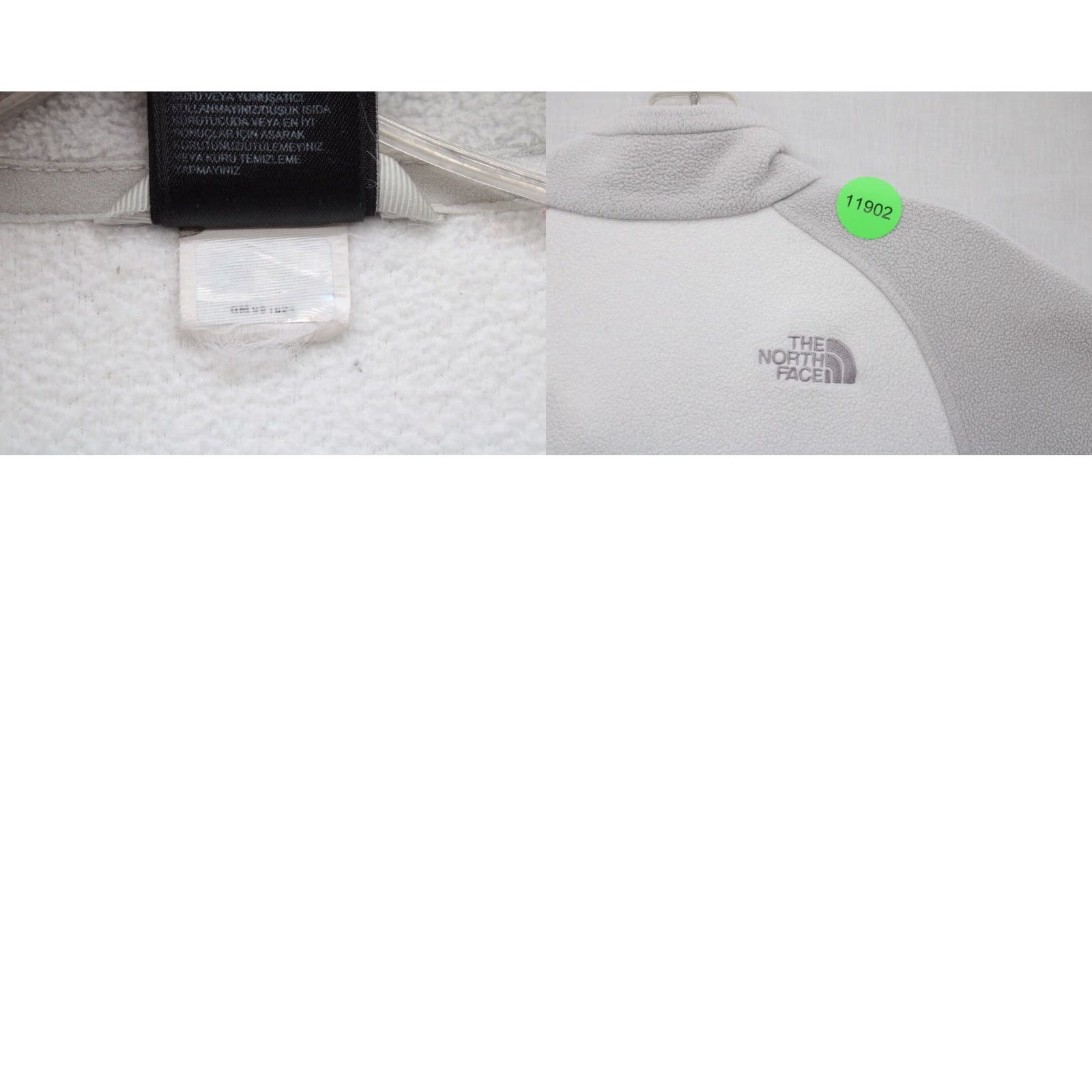 The North Face The North Face Denali Jacket Women's Small White Fleece Polartec Full Zip Mock Size S / US 4 / IT 40 - 9 Thumbnail
