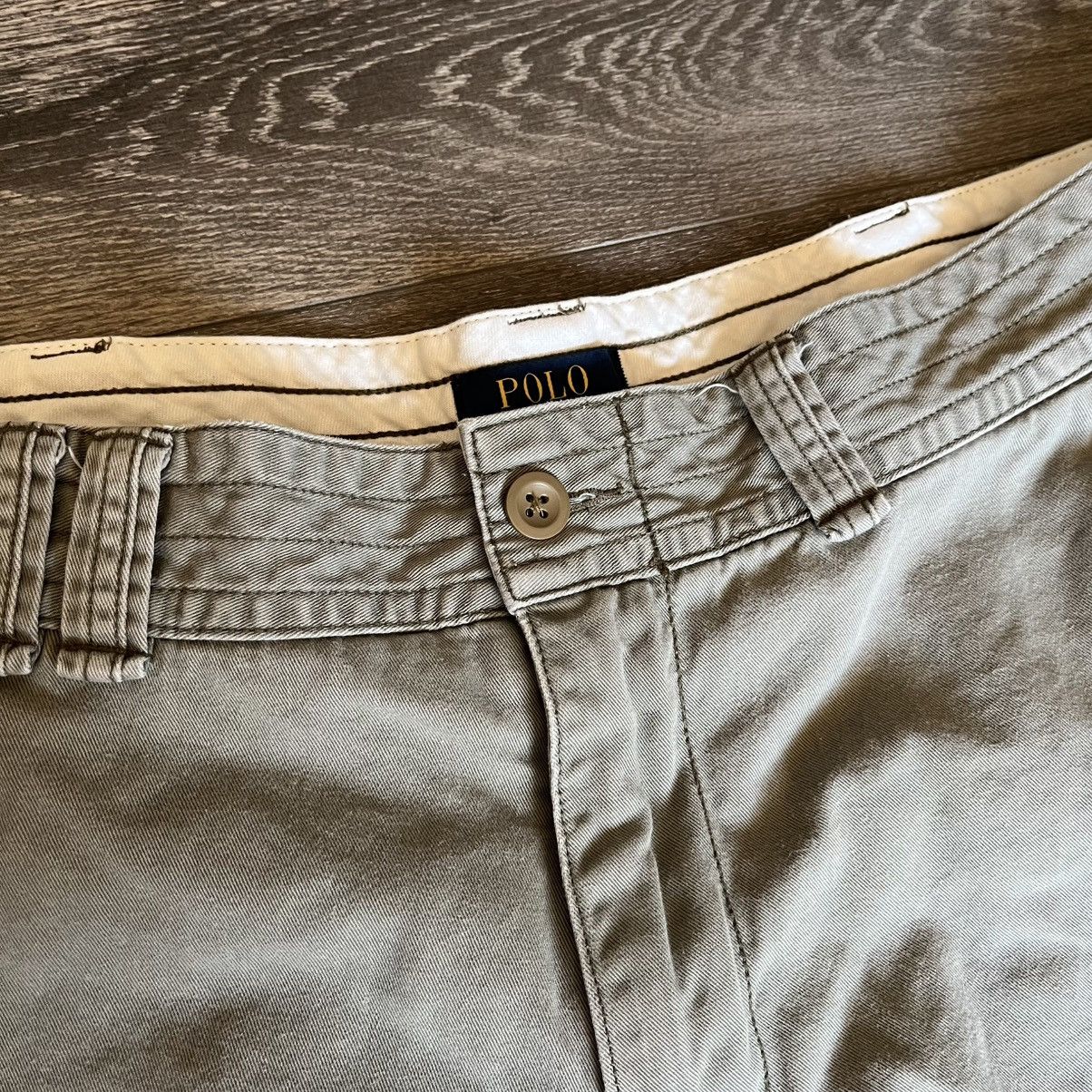 Polo Ralph Lauren Vintage 2000s Polo Ralph Lauren Cargo Light Olive Shorts 38 Size US 38 / EU 54 - 7 Thumbnail