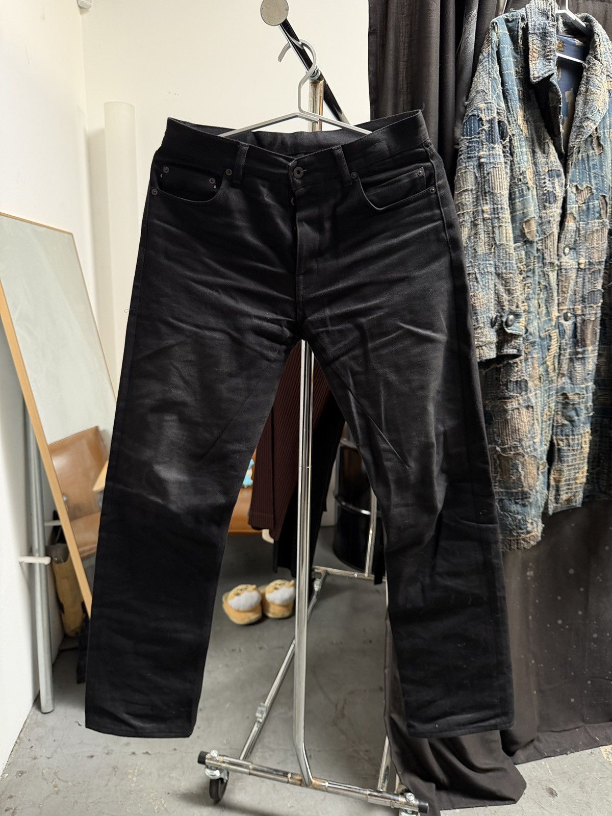 Rick Owens × Rick Owens Drkshdw Rick Owens JIM Cut 16oz Black 