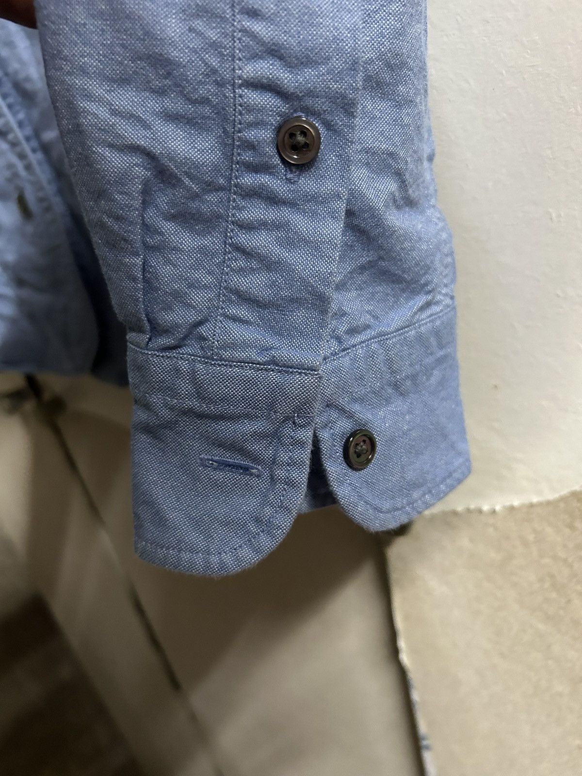 Nigel Cabourn Premium Cotton Button Down Shirt Size M / US 6-8 / IT 42-44 - 13 Thumbnail