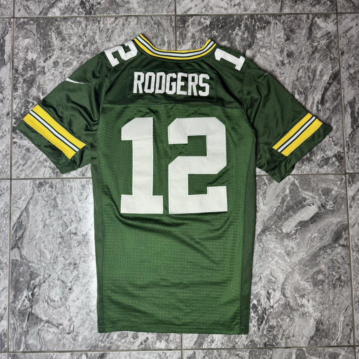 NHL × Nike Nike Mens Green Packers Aaron Rodgers #12 Jersey Green Size US M / EU 48-50 / 2 - 2 Thumbnail