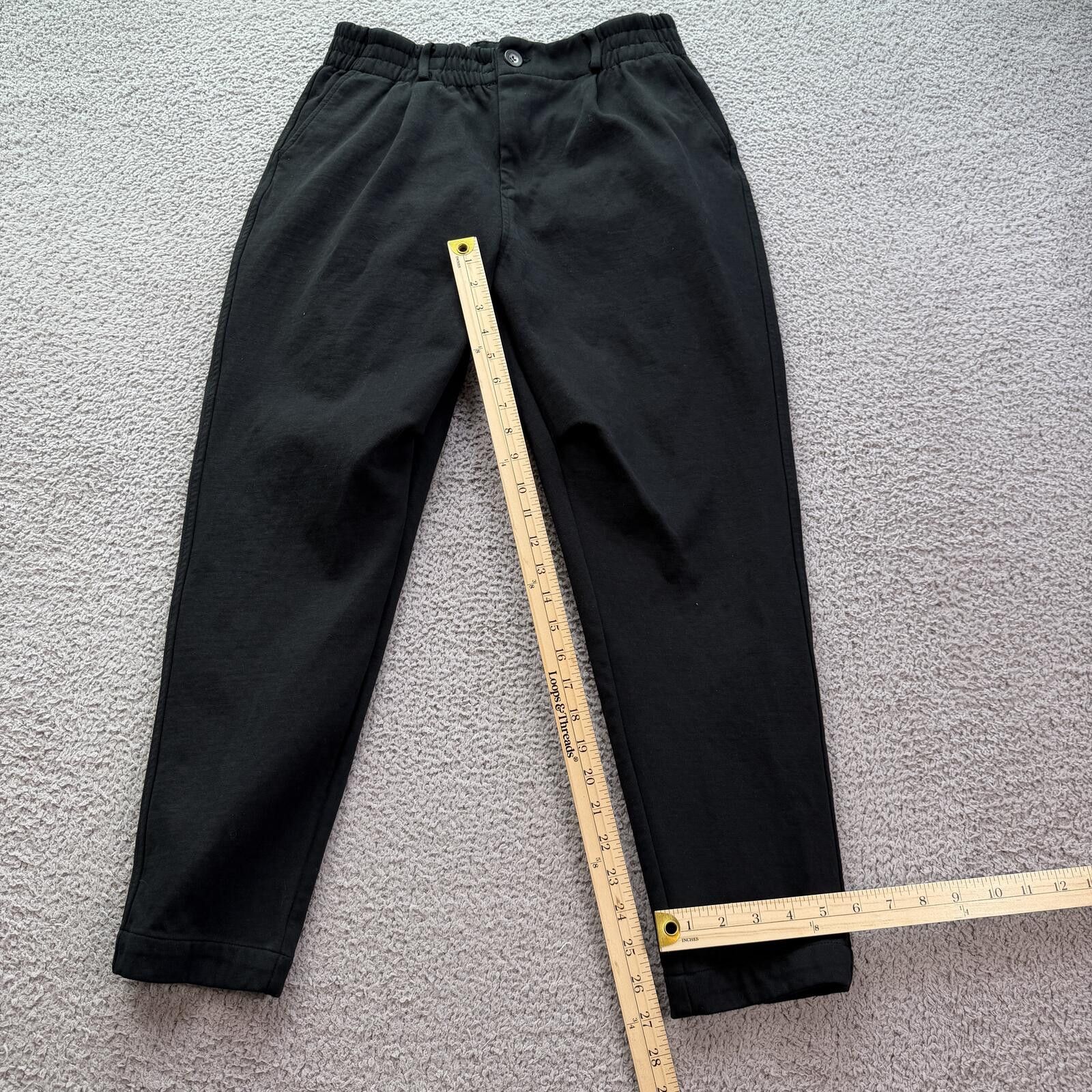 YoungLA YoungLA 620 Cafe Trousers Chino Pants Mens 30L Black Gym Size US 30 / EU 46 - 6 Thumbnail