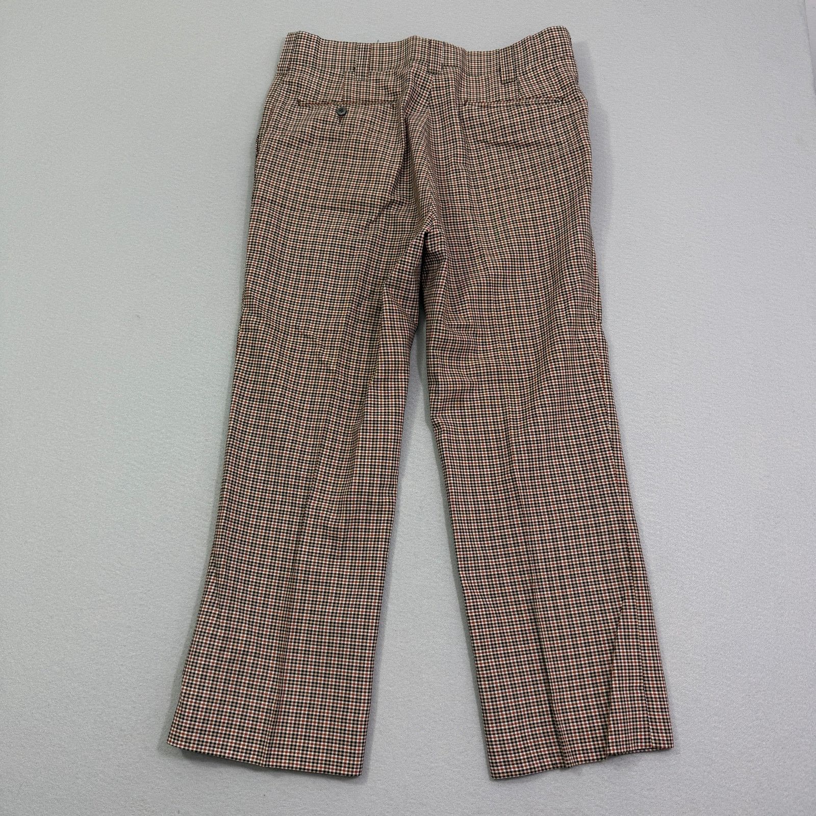Vintage Vintage Plaid Trouser Pants Size 36x27 Measured 70s 80s Size US 36 / EU 52 - 5 Thumbnail