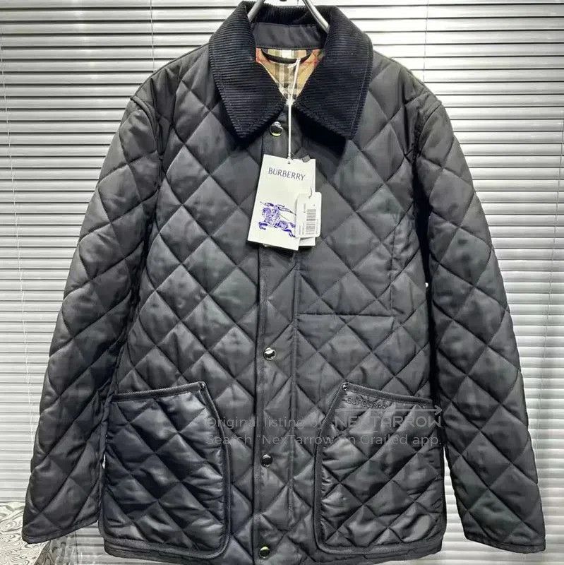 Burberry Burberry Black Quilted Men's Jacket. Size US M / EU 48-50 / 2 - 1 Thumbnail