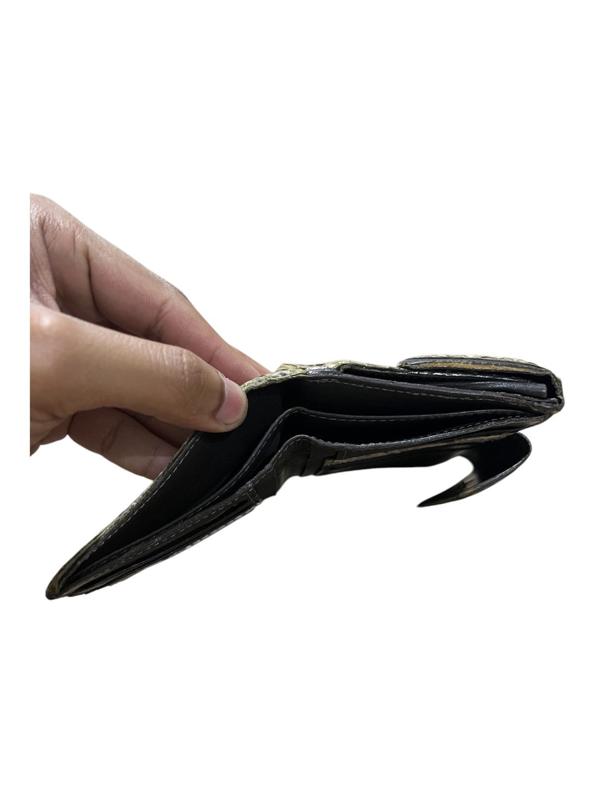 Roen Margiela Python Snakeskin Leather Style Bi-Fold Wallets Size ONE SIZE - 8 Thumbnail