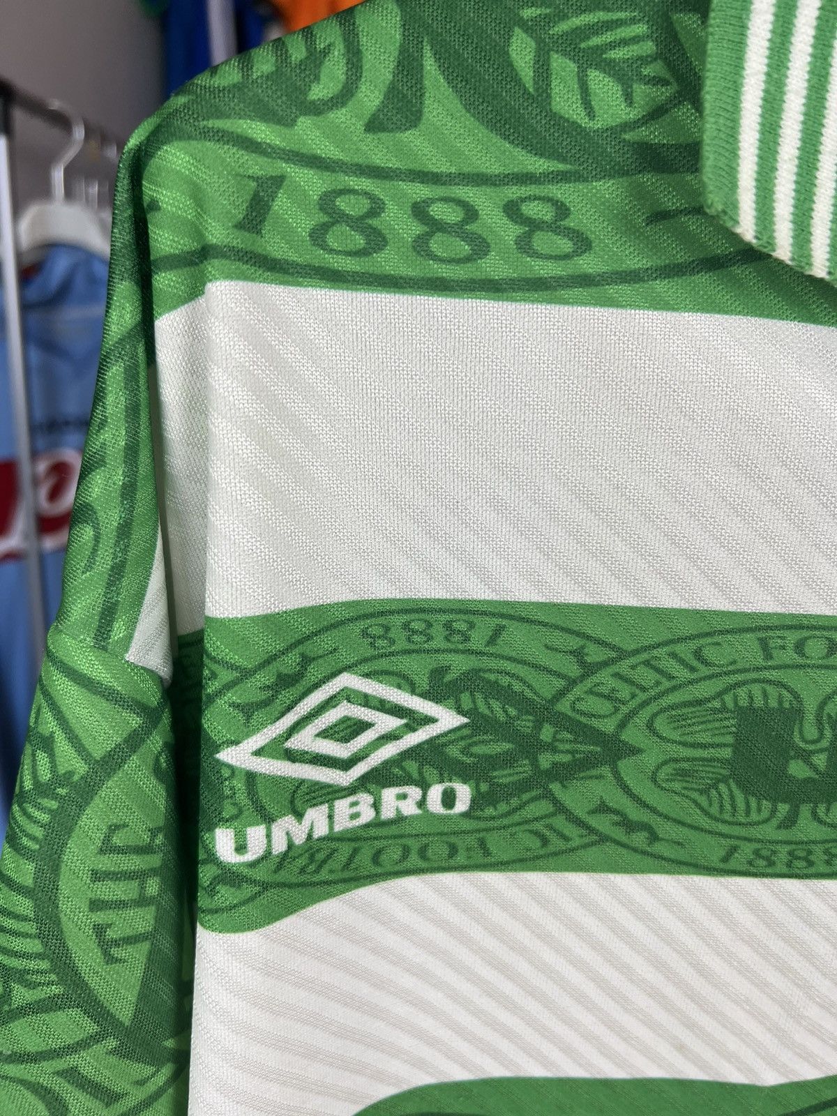 Umbro Soccer Jersey Umbro Celtic 1995/97 Retro Vintage Shirt Size US L / EU 52-54 / 3 - 4 Thumbnail