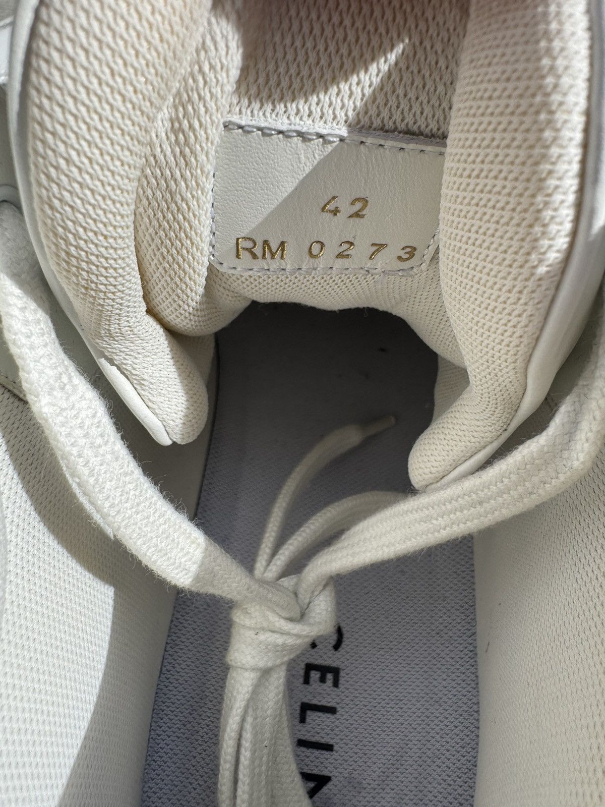 Celine CELINE CT-06 OPTIC WHITE LEATHER SNEAKERS 42 EU / 9 US Size US 9 / EU 42 - 6 Thumbnail