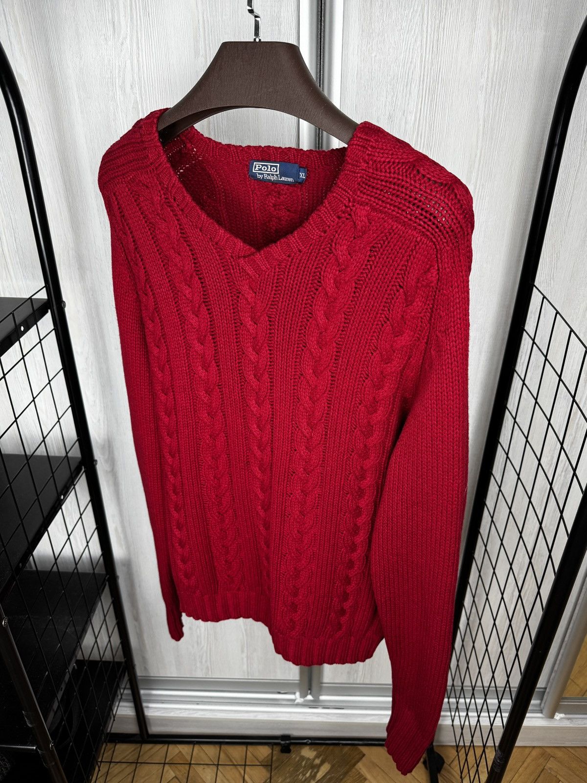Polo Ralph Lauren Polo Ralph Lauren wool linen patched elbow vintage sweater Size US XL / EU 56 / 4 - 6 Thumbnail