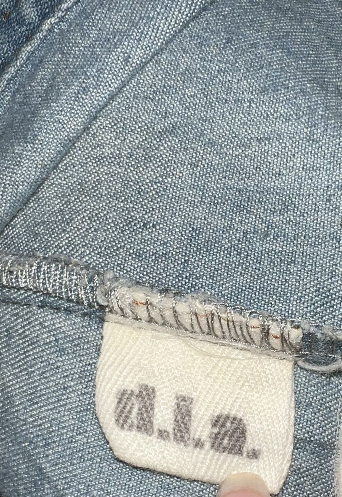 Japanese Brand RARE D.i.a. denim mini dress 💖💙 Size ONE SIZE - 13 Thumbnail