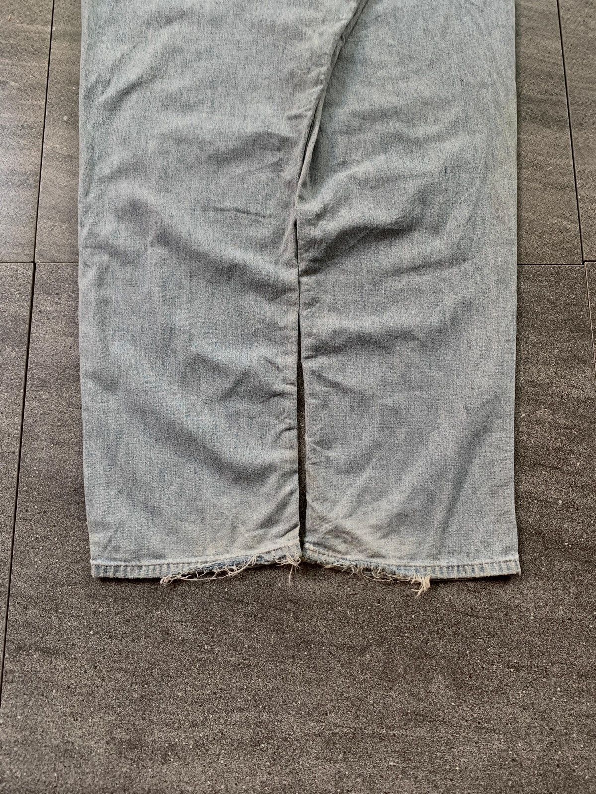 RRL Ralph Lauren FREE TAX! RRL Distressed Wash Denim Jeans Size US 34 / EU 50 - 8 Thumbnail