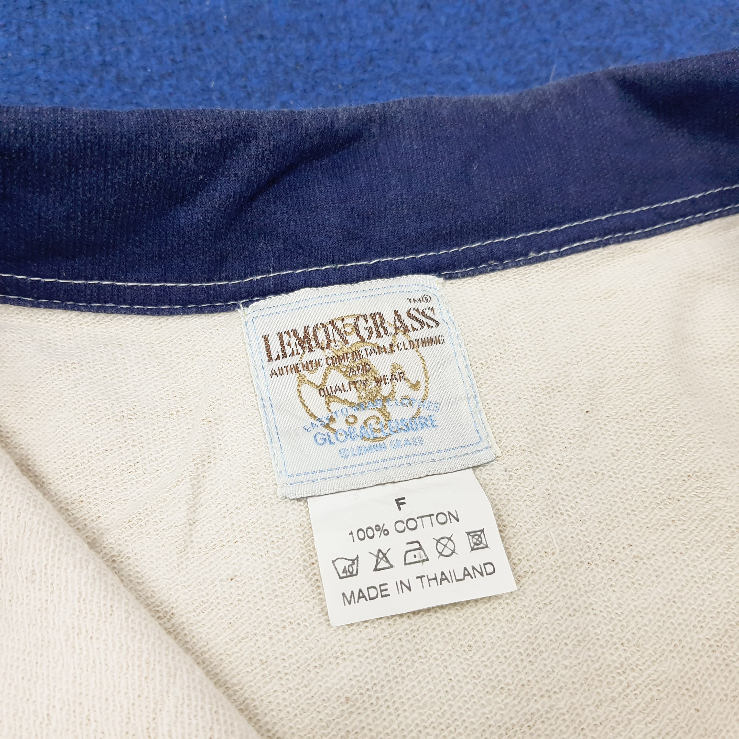 Designer × Vintage Vintage Lemongrass Half Zipper Designer Sweatshirts C222N16 Size XL / US 12-14 / IT 48-50 - 4 Thumbnail