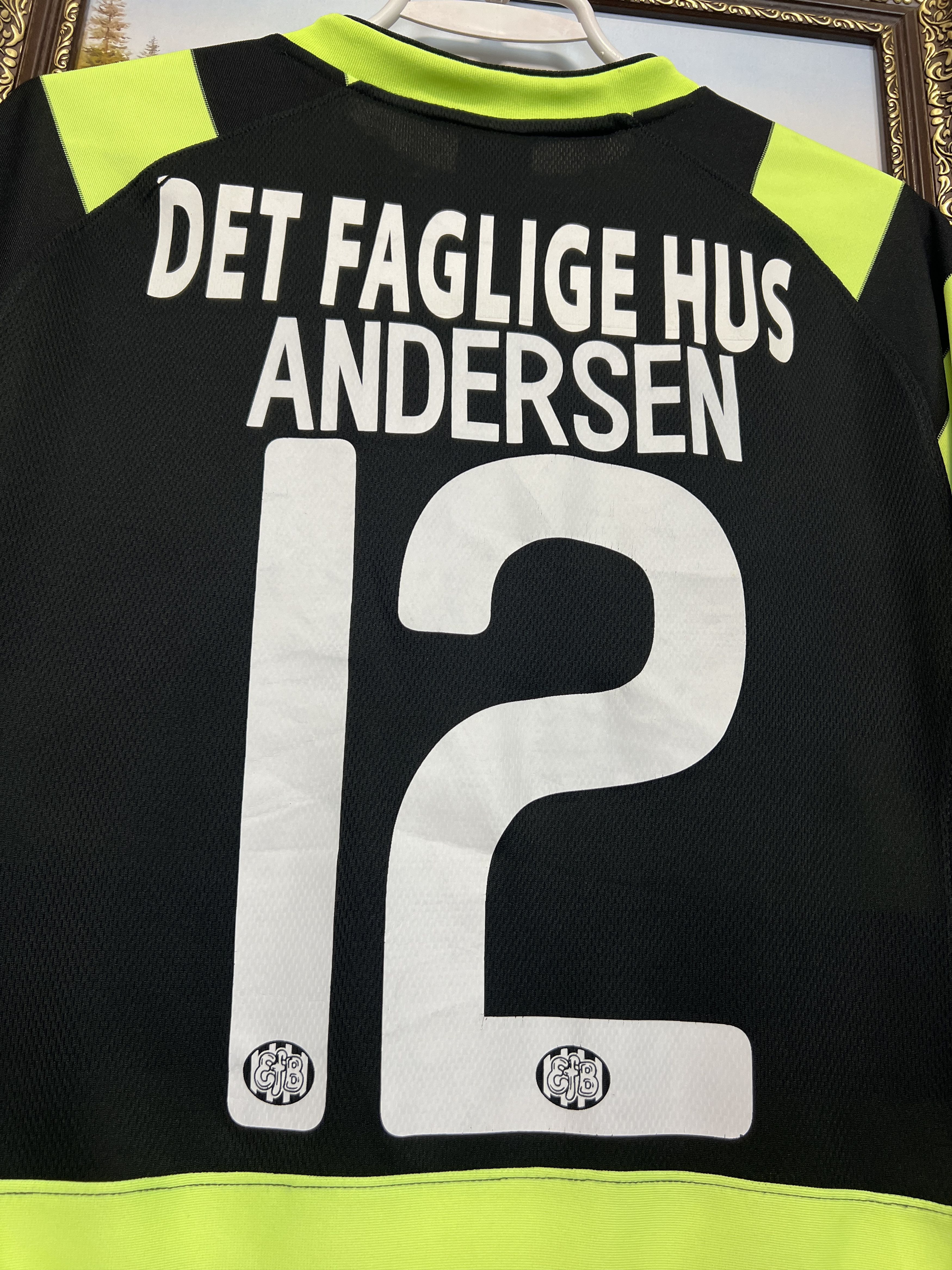Nike Esbjerg Third Football Shirt Soccer #12 Andersen Jersey Size US S / EU 44-46 / 1 - 9 Thumbnail