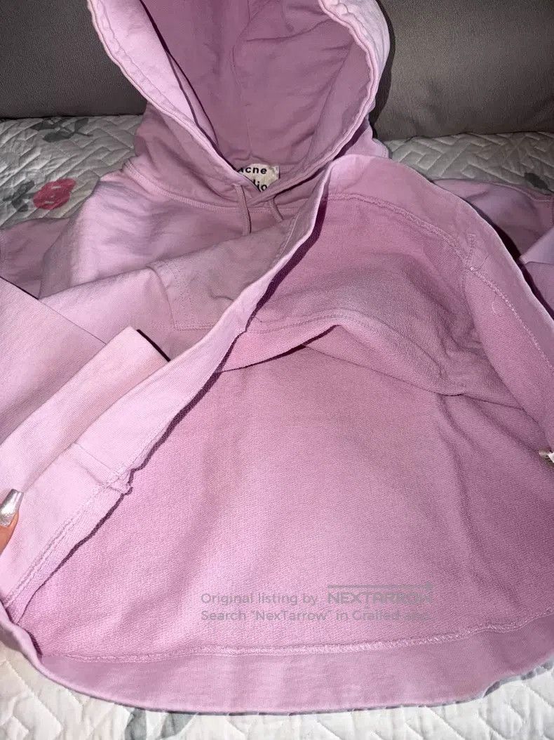 Acne Studios Acne Studios Pink Hoodie Size XXS / US 00 / IT 34 - 4 Thumbnail