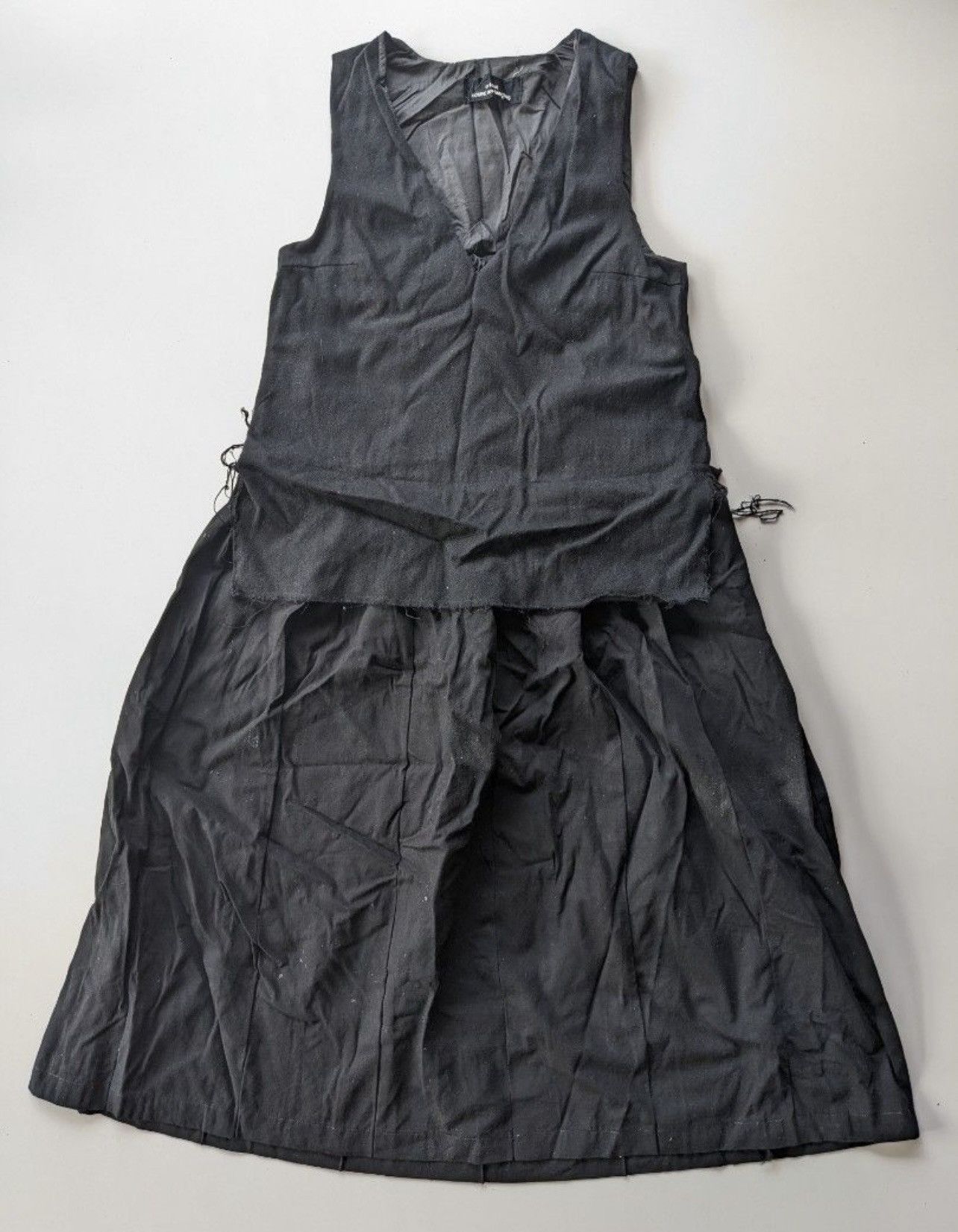 Comme des Garcons AD1998 Archive Comme des Garcons Black Dress Size S / US 4 / IT 40 - 6 Thumbnail