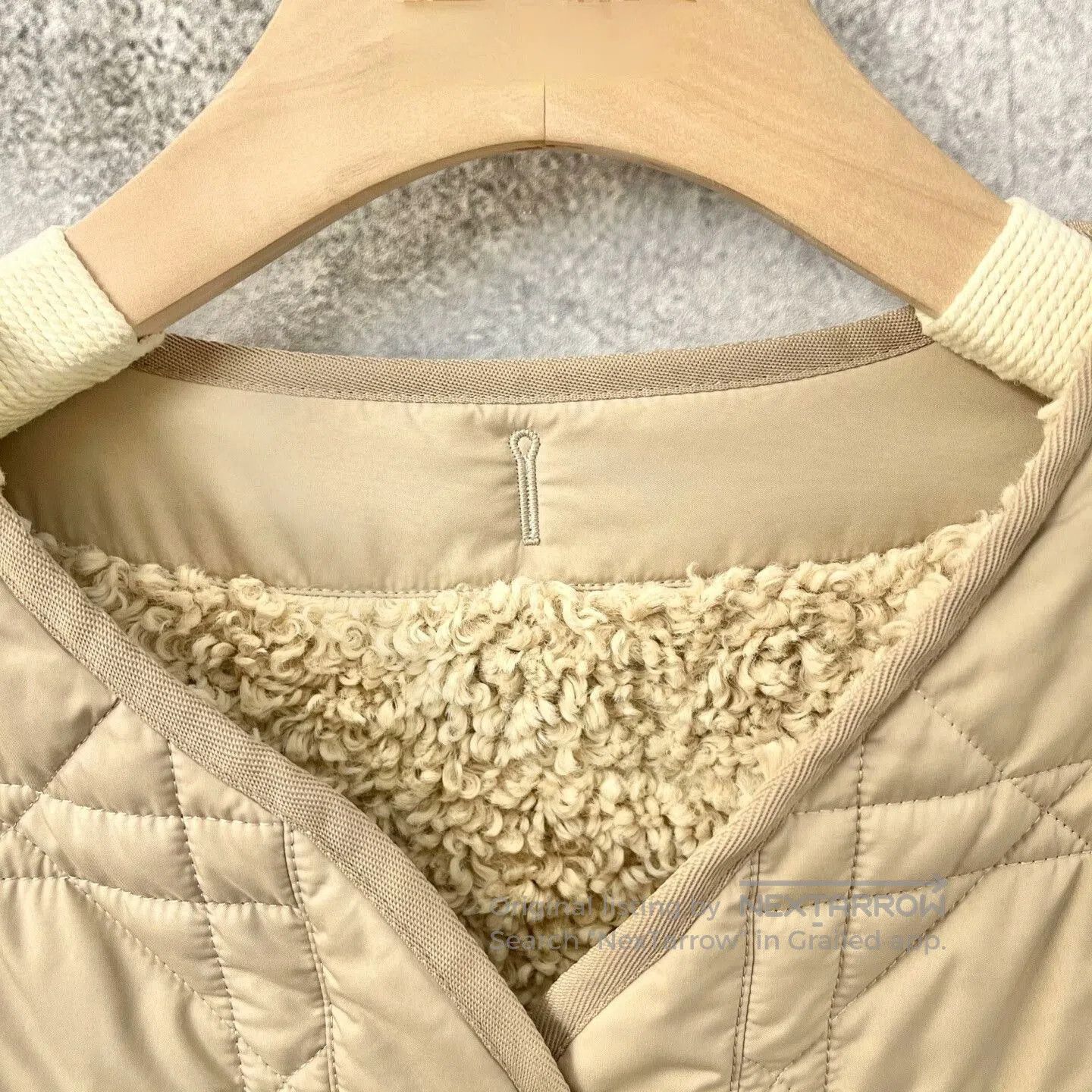 DIOR Solid Bee Padded Coat L.