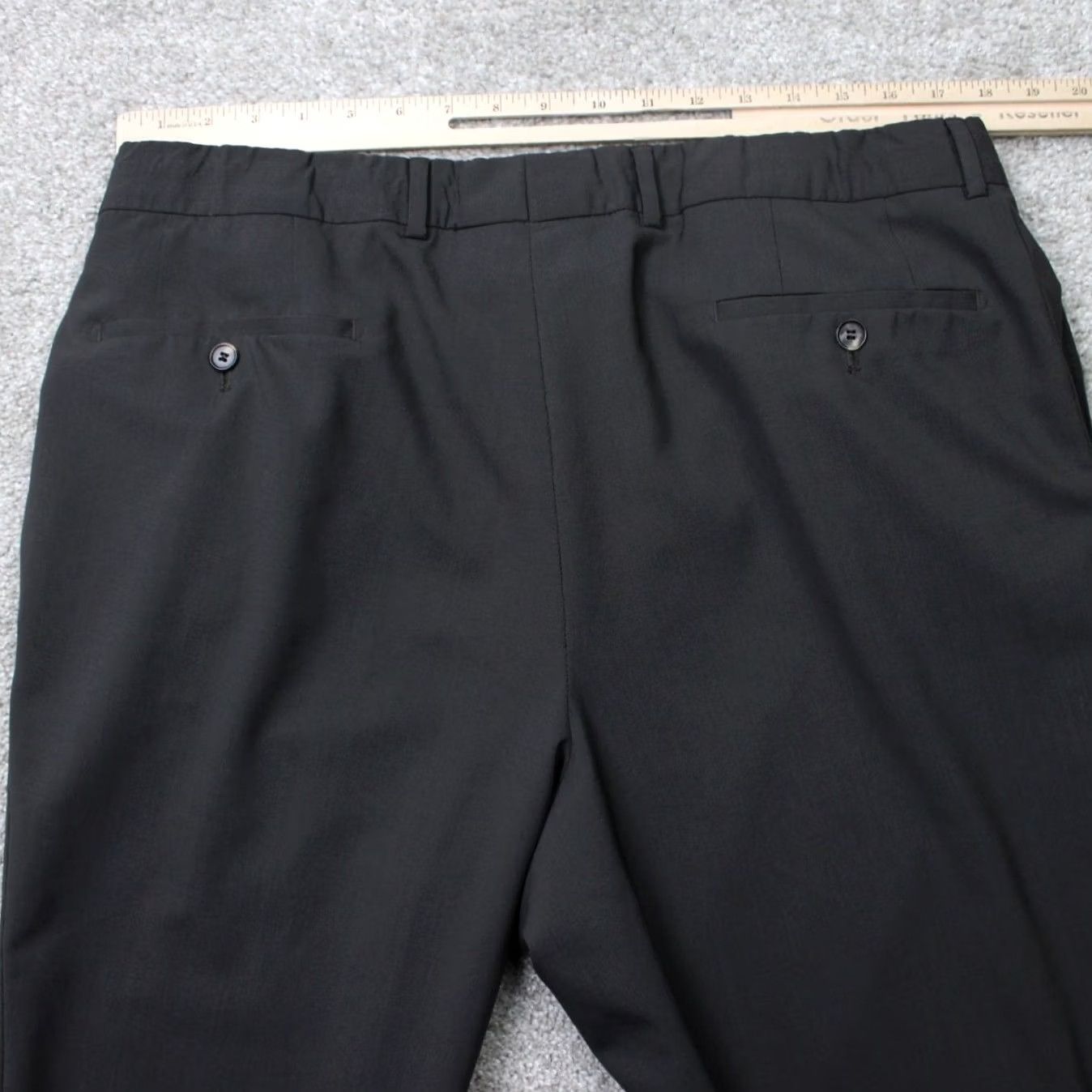 Hugo Boss Hugo Boss Pants Mens 36 Brown James Brown Virgin Wool Cotton Lined Dress Pants Wool Front 36 Regular Mens Brown James Brown Size US 36 / EU 52 - 6 Thumbnail