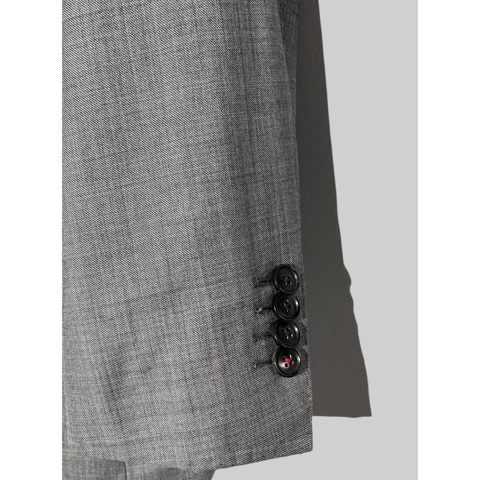 Suitsupply Suitsupply Blazer Single-Breasted Wool Gray 36 Men Regular Jacket Coat Business Casual 2 Piece de City Classic Designer Mens Size 36R - 6 Thumbnail