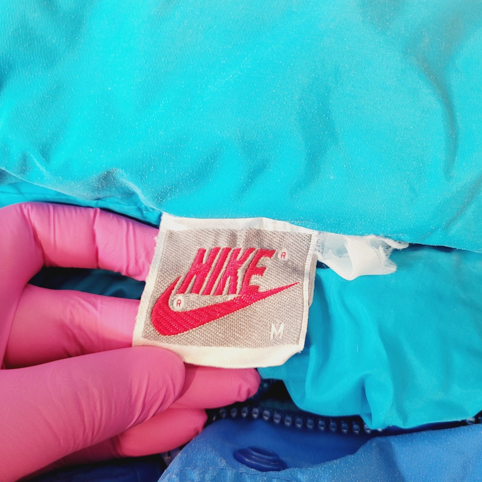 Nike VTG Nike Gray Tag Anorak M Cropped Boxy Tapered Hem 90s Size US M / EU 48-50 / 2 - 7 Thumbnail
