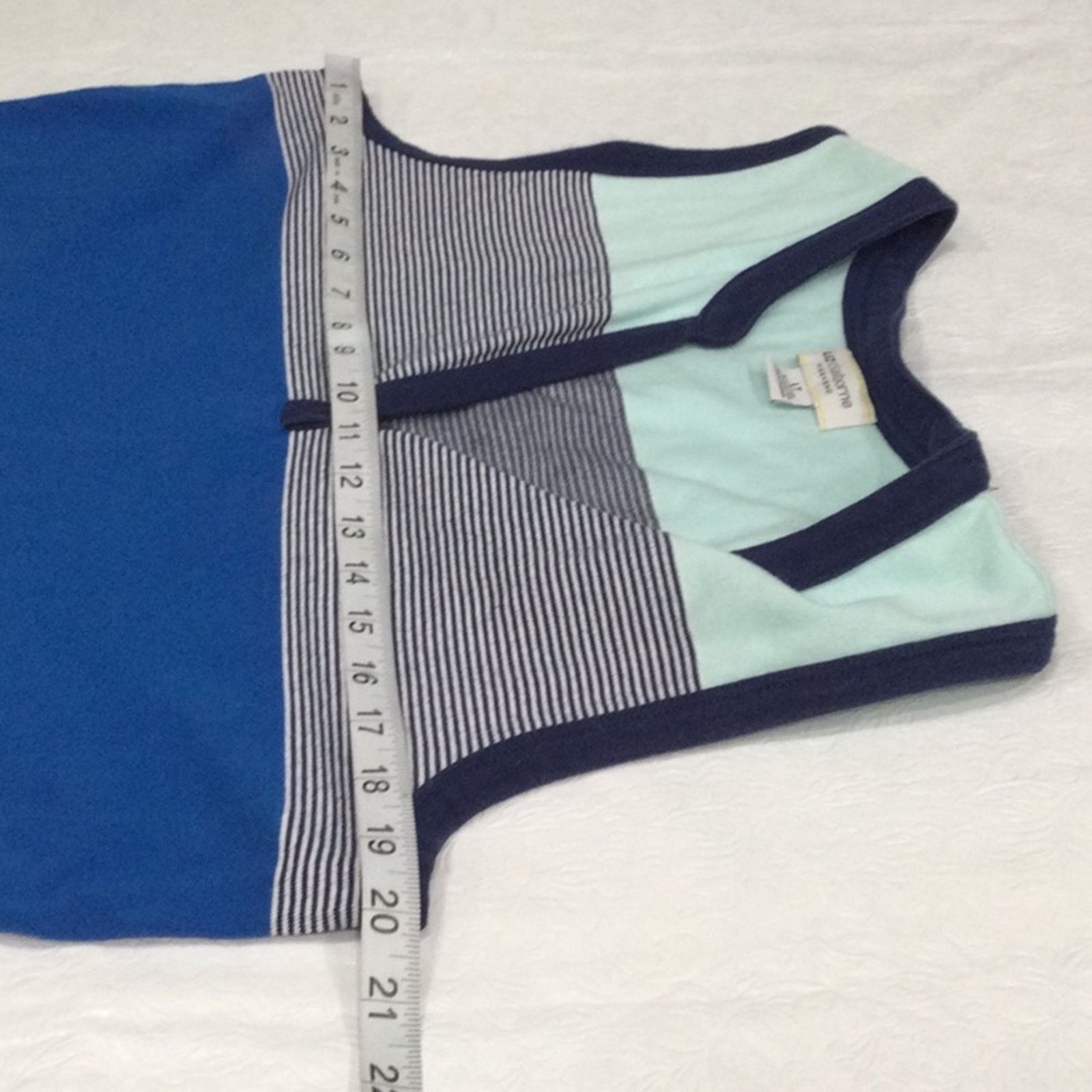 Other Liz Claiborne Weekend Stripe Sleeveless Midi Dress Size LT Size L / US 10 / IT 46 - 12 Thumbnail