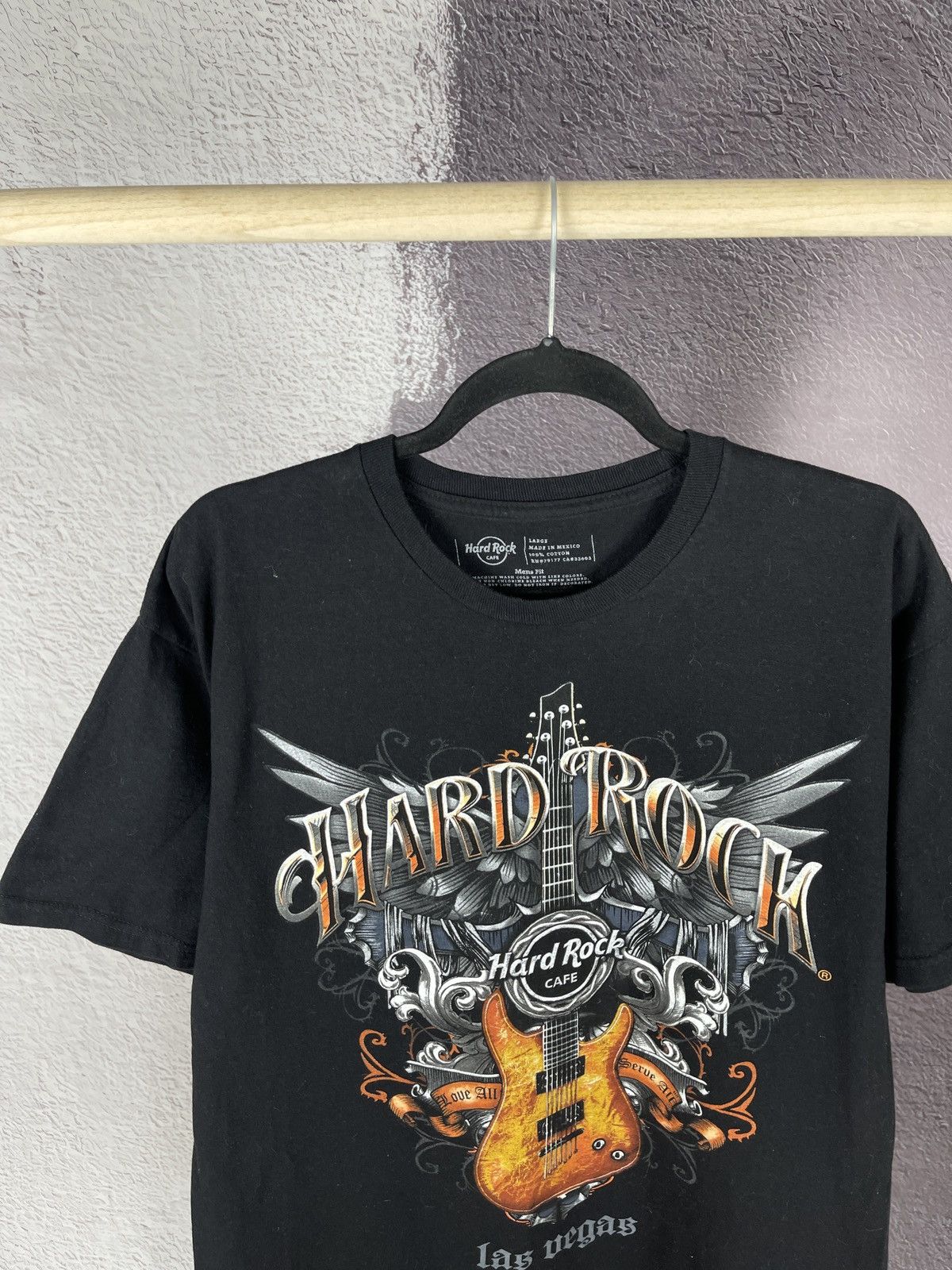 Band Tees Hard Rock Cafe / Las Vegas big logo T-Shirt Size US L / EU 52-54 / 3 - 3 Thumbnail
