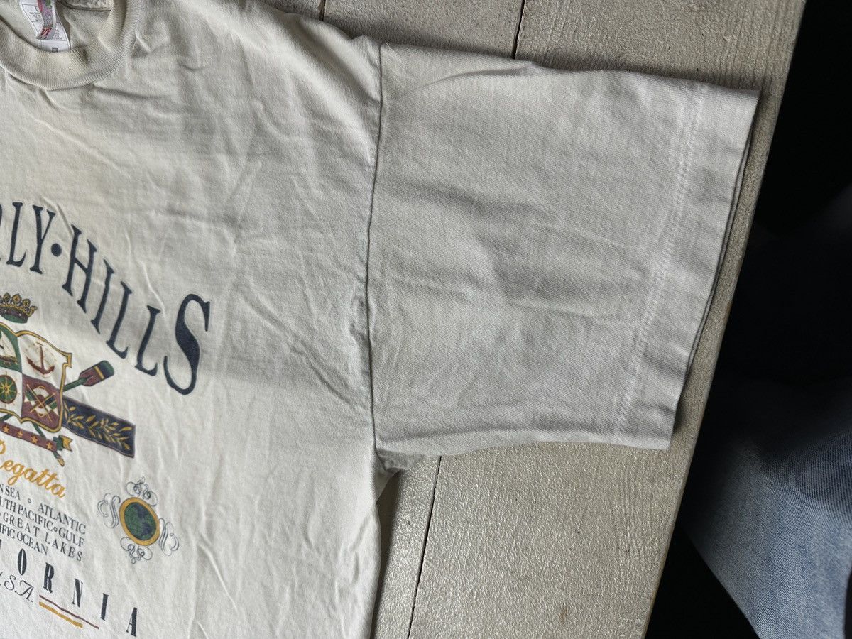 Vintage VNTG🚨 BEVERLY HILLS CALIFORNIA SINGLE STITCH USA Tee Shirt Size US XL / EU 56 / 4 - 2 Thumbnail