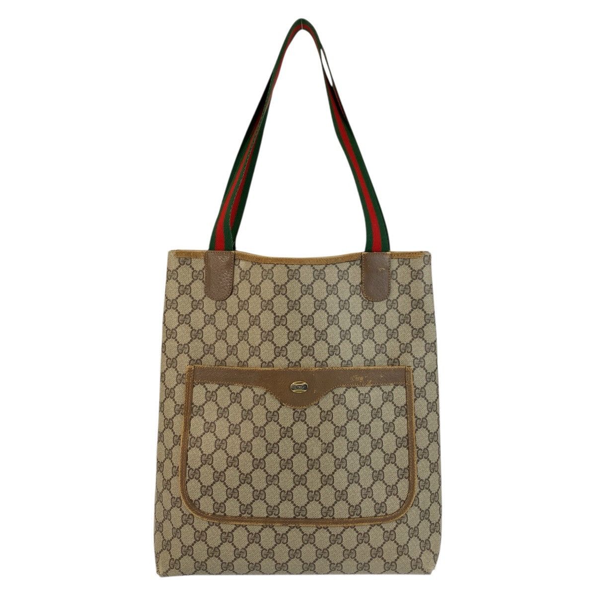 Gucci Gucci GG Supreme Canvas 2Way Tote Bag Textile Shoulder Bag 39 02 003 Duty Free For Usa in Brown, Women's