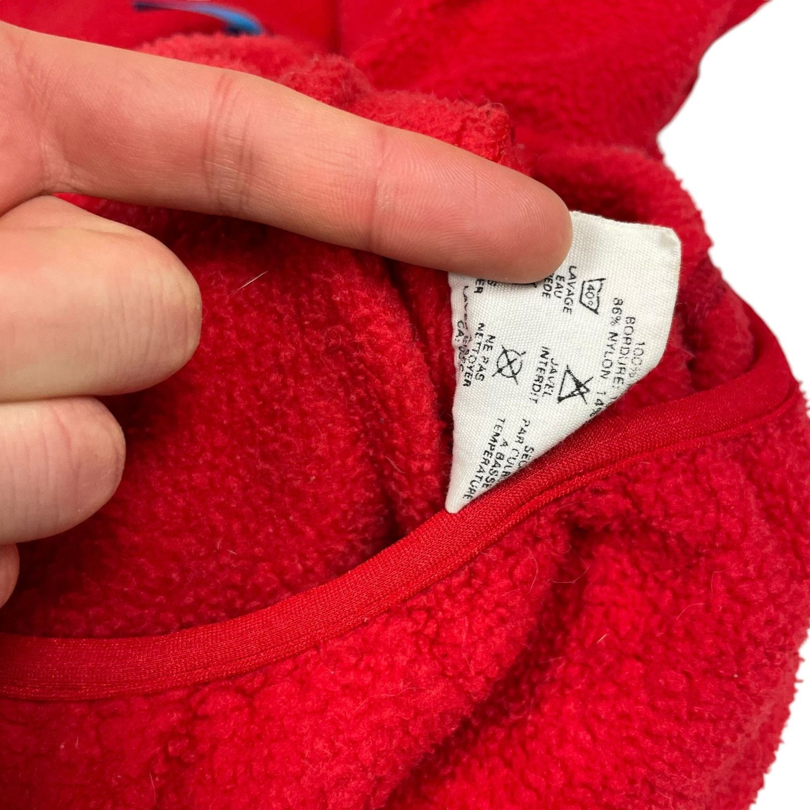 Patagonia × Vintage VTG Patagonia Men's Red Full Zip Retro-X Synchilla Jacket M Size US M / EU 48-50 / 2 - 9 Thumbnail