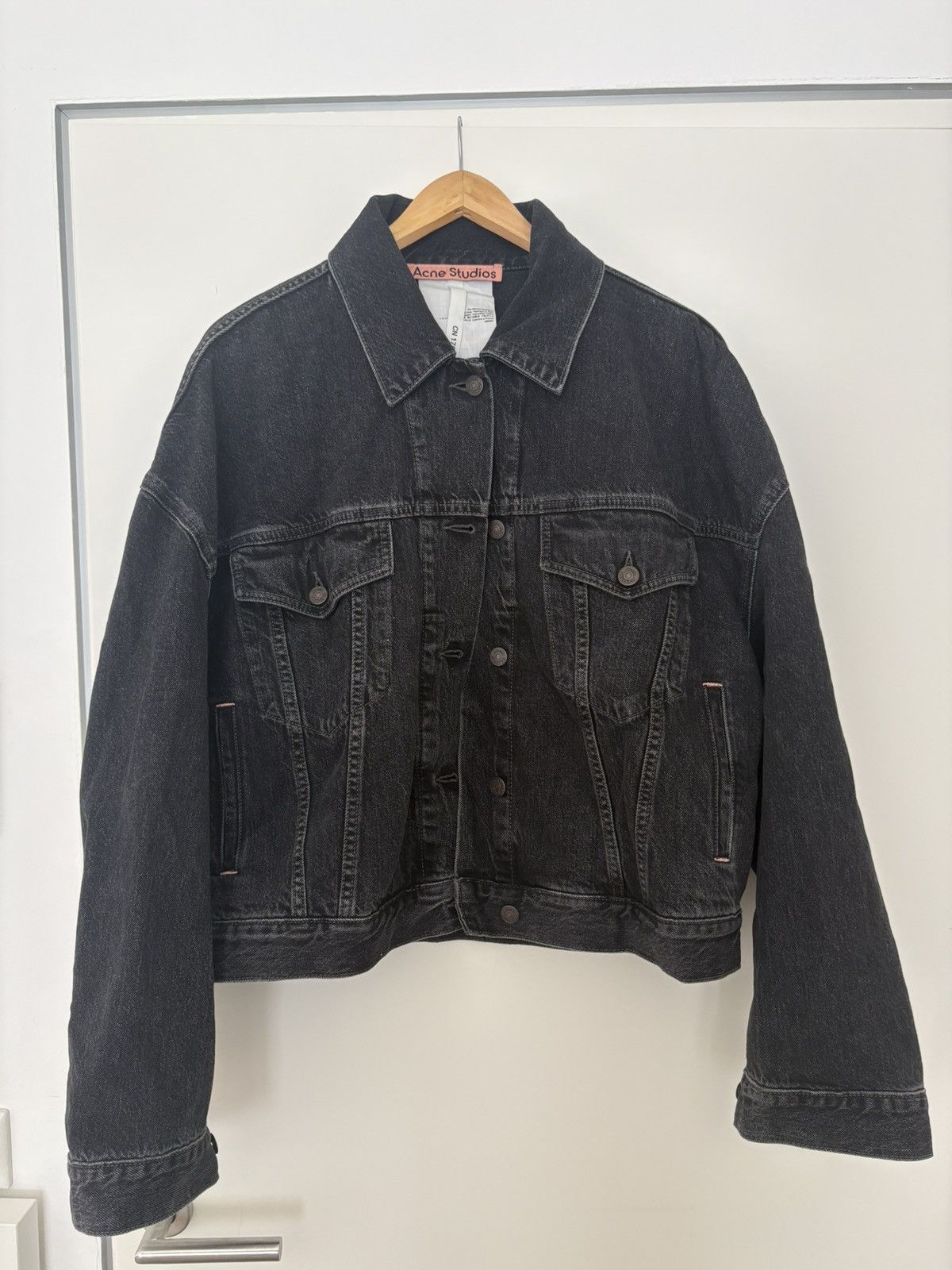 Acne Studios Acne Studios Denim Jacket - Relaxed Cropped Fit Size S / US 4 / IT 40 - 3 Thumbnail